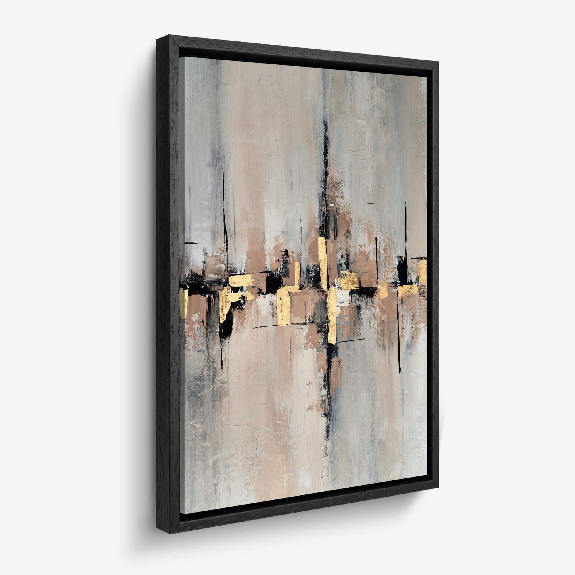 Golden Skyline Mist Canvas schilderij