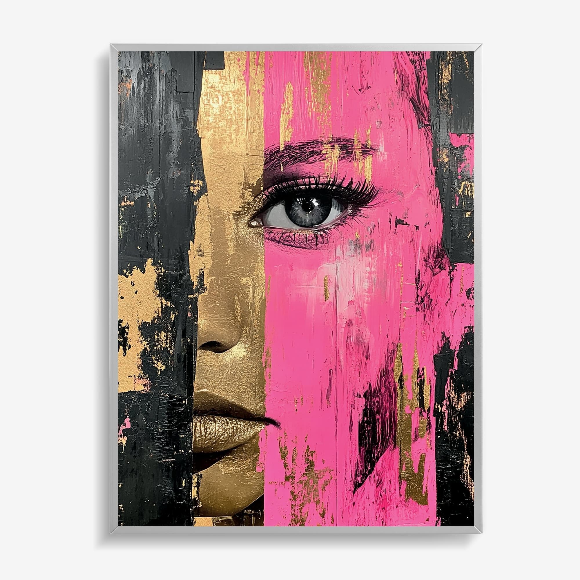 Pink Gold Portrait