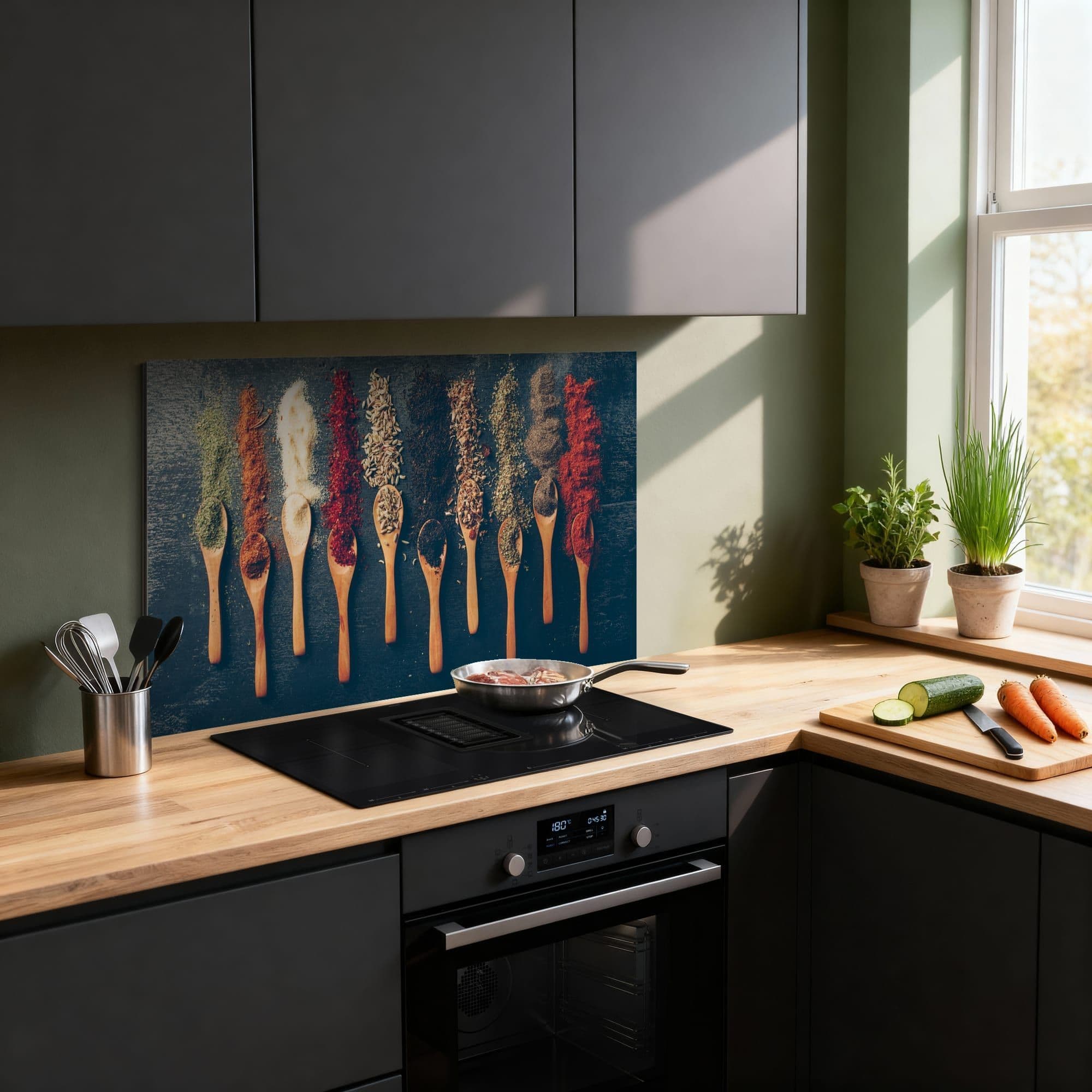 Spice Palette Spatscherm, sfeer modern