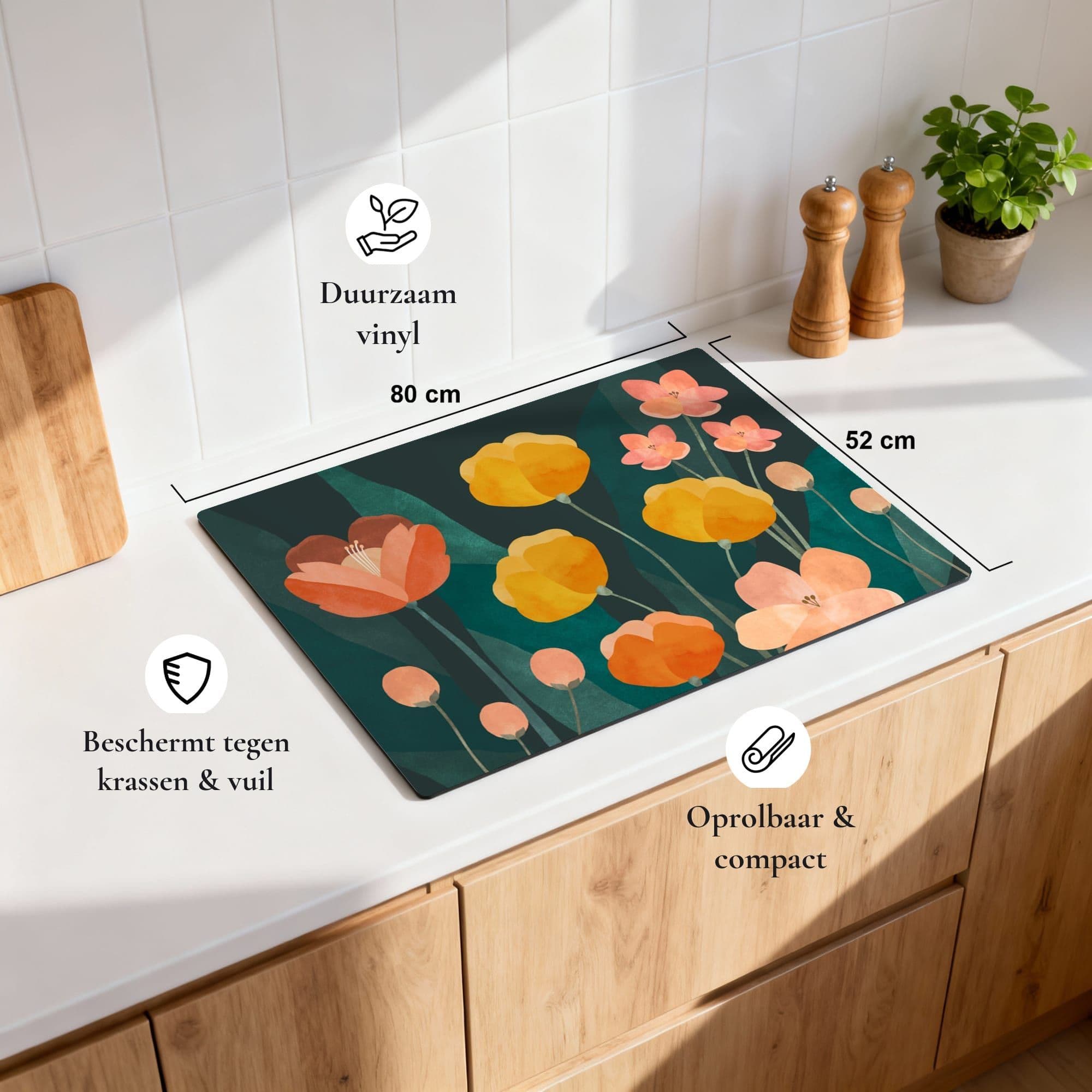 Evening Garden Inductiebeschermer, productfoto 1