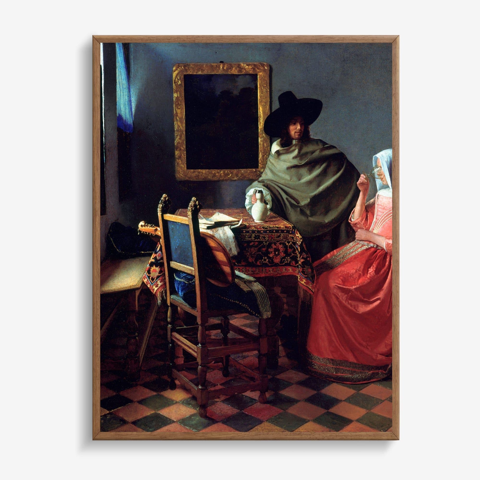 Het glas wijn - Johannes Vermeer