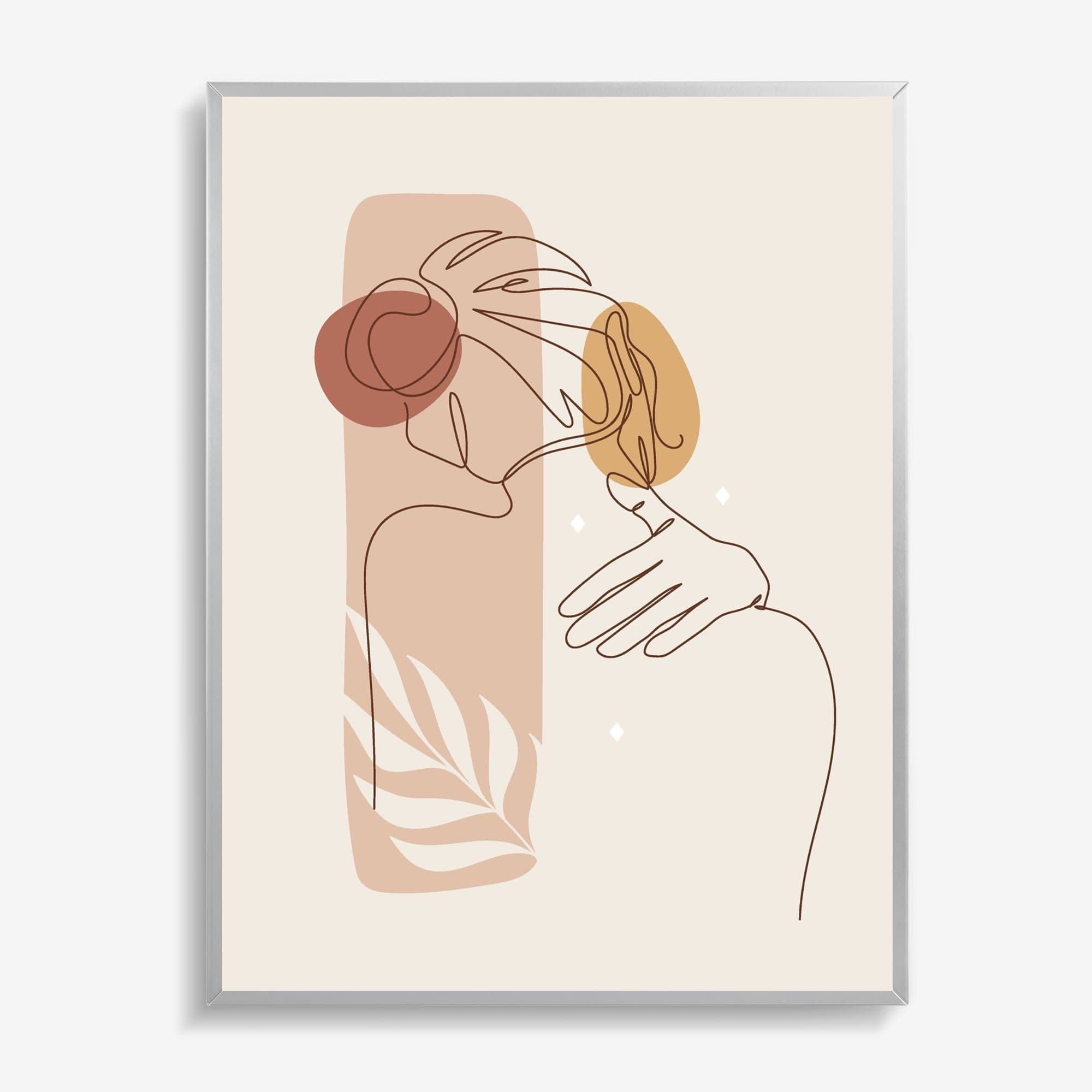 Line Art Embrace
