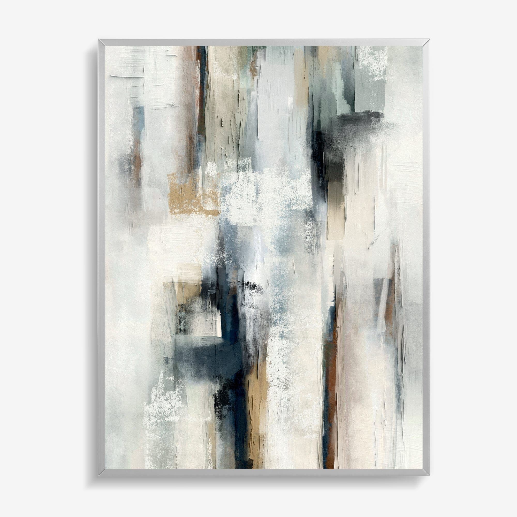 Abstract Grijs Verf