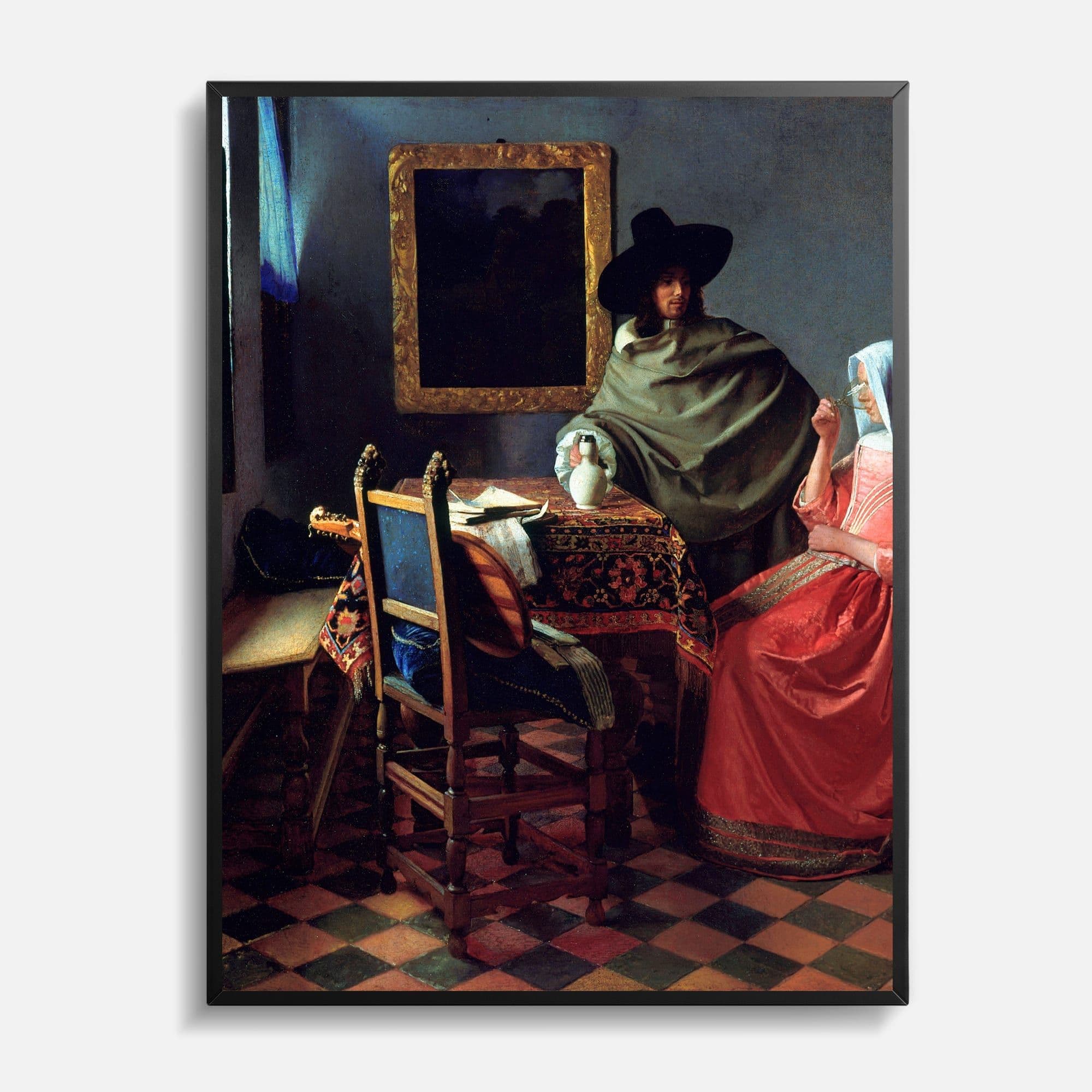 Het glas wijn - Johannes Vermeer