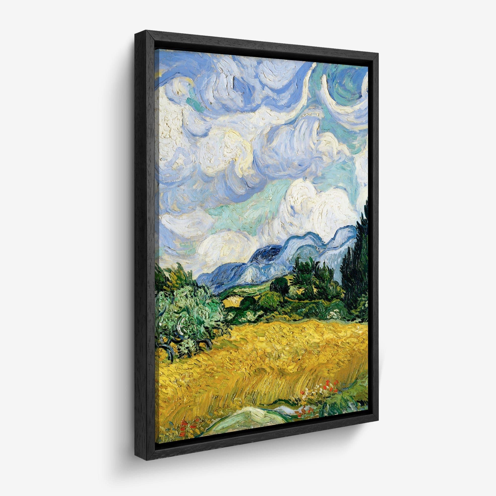 Korenveld met cipressen - Vincent van Gogh Canvas schilderij