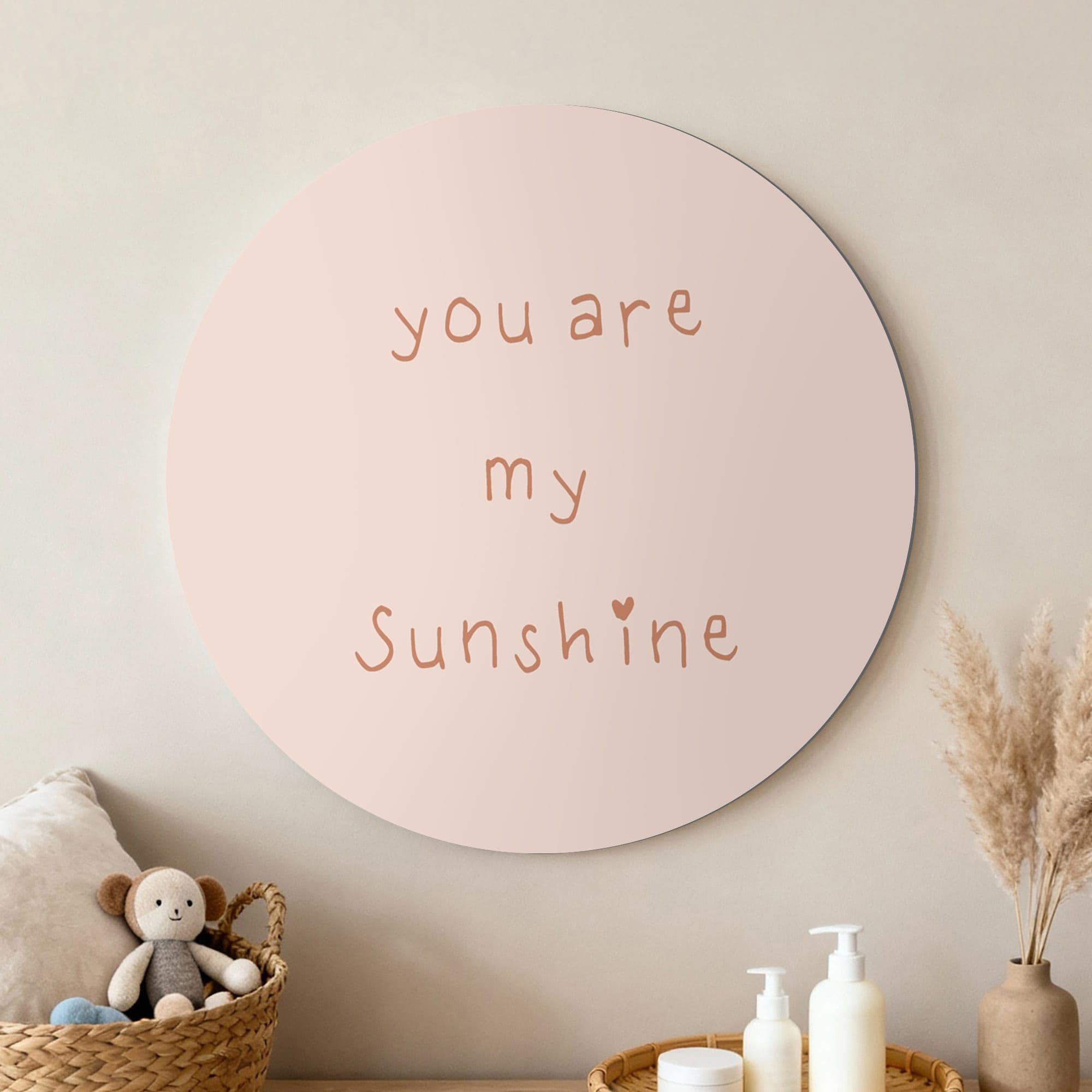 Sunshine Quote Muurcirkel