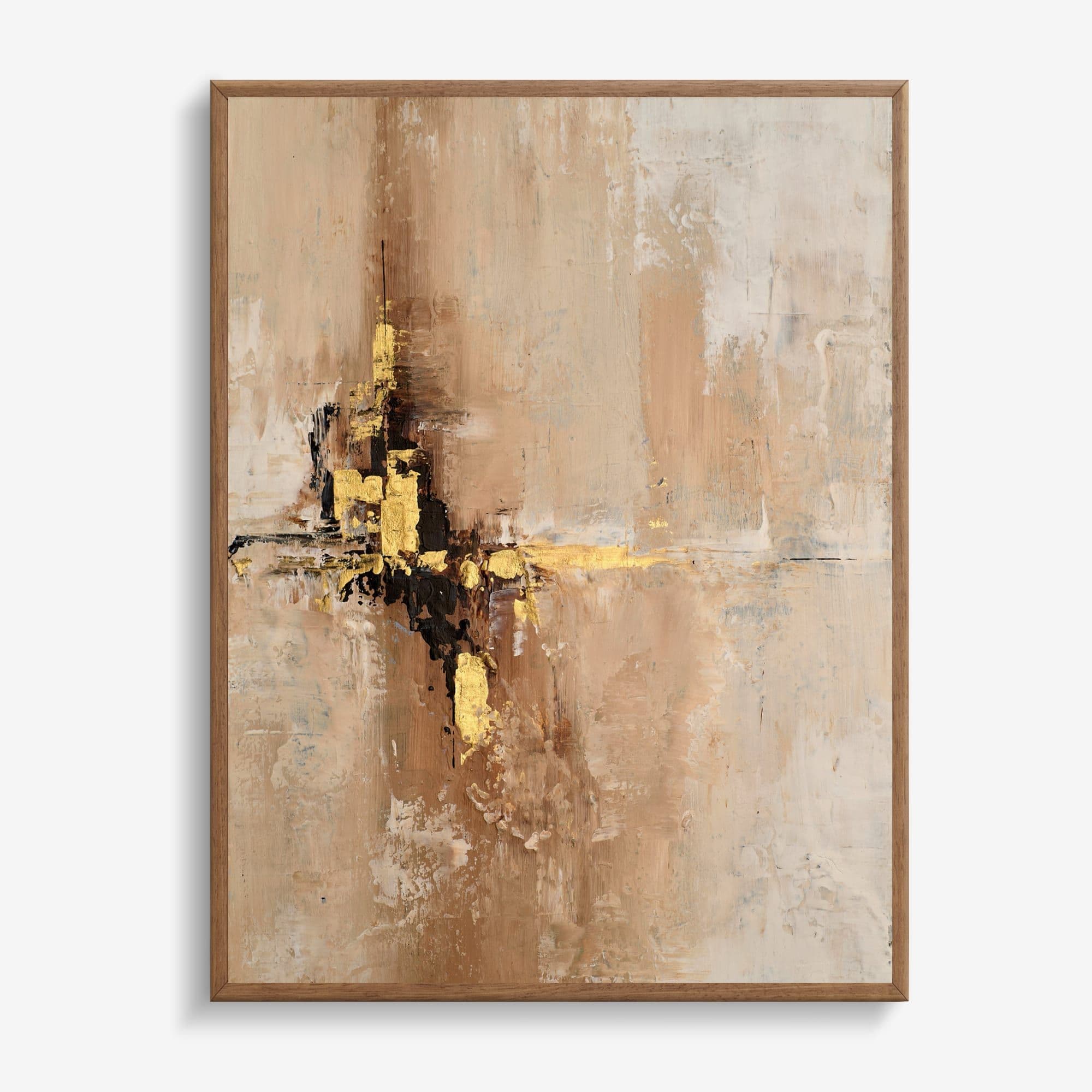 Golden Abstract Dust