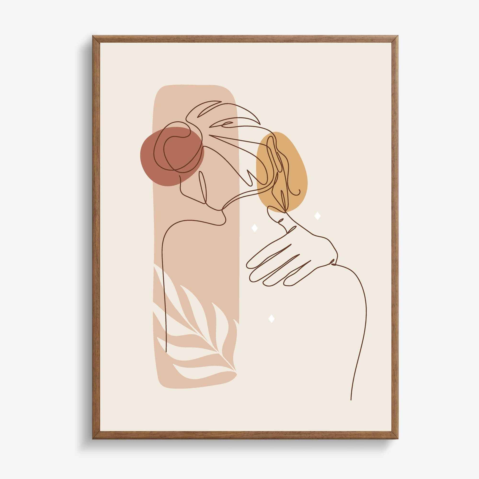 Line Art Embrace
