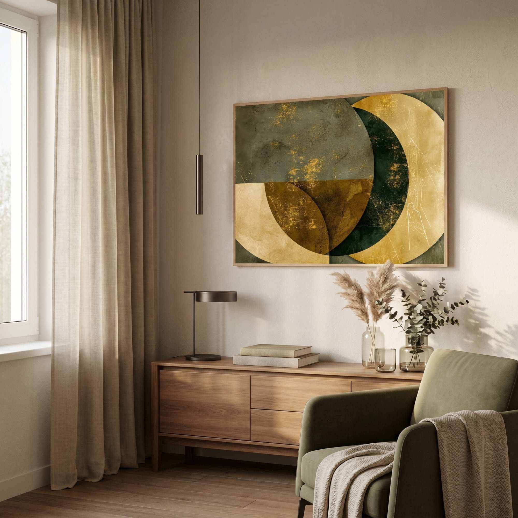 Golden Eclipse Luxe, sfeer woonkamer