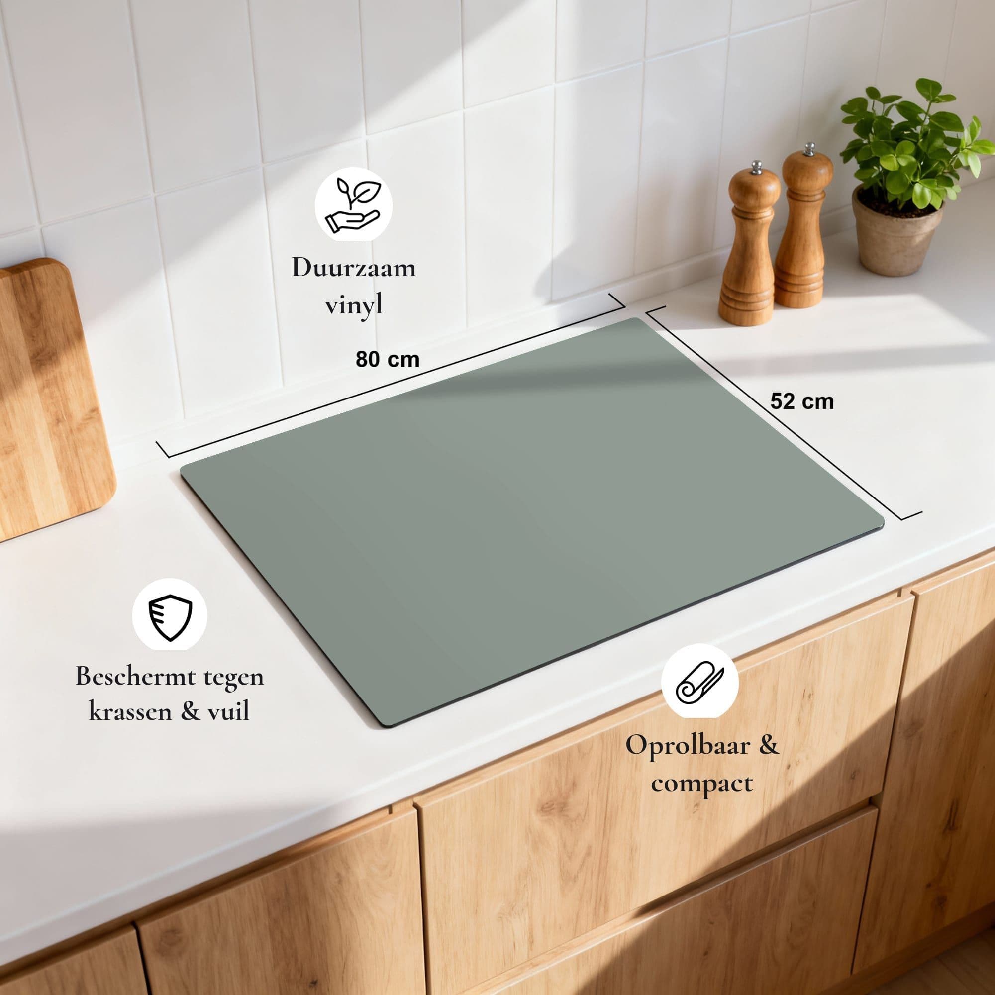 Iceberg Green Inductiebeschermer, productfoto 1