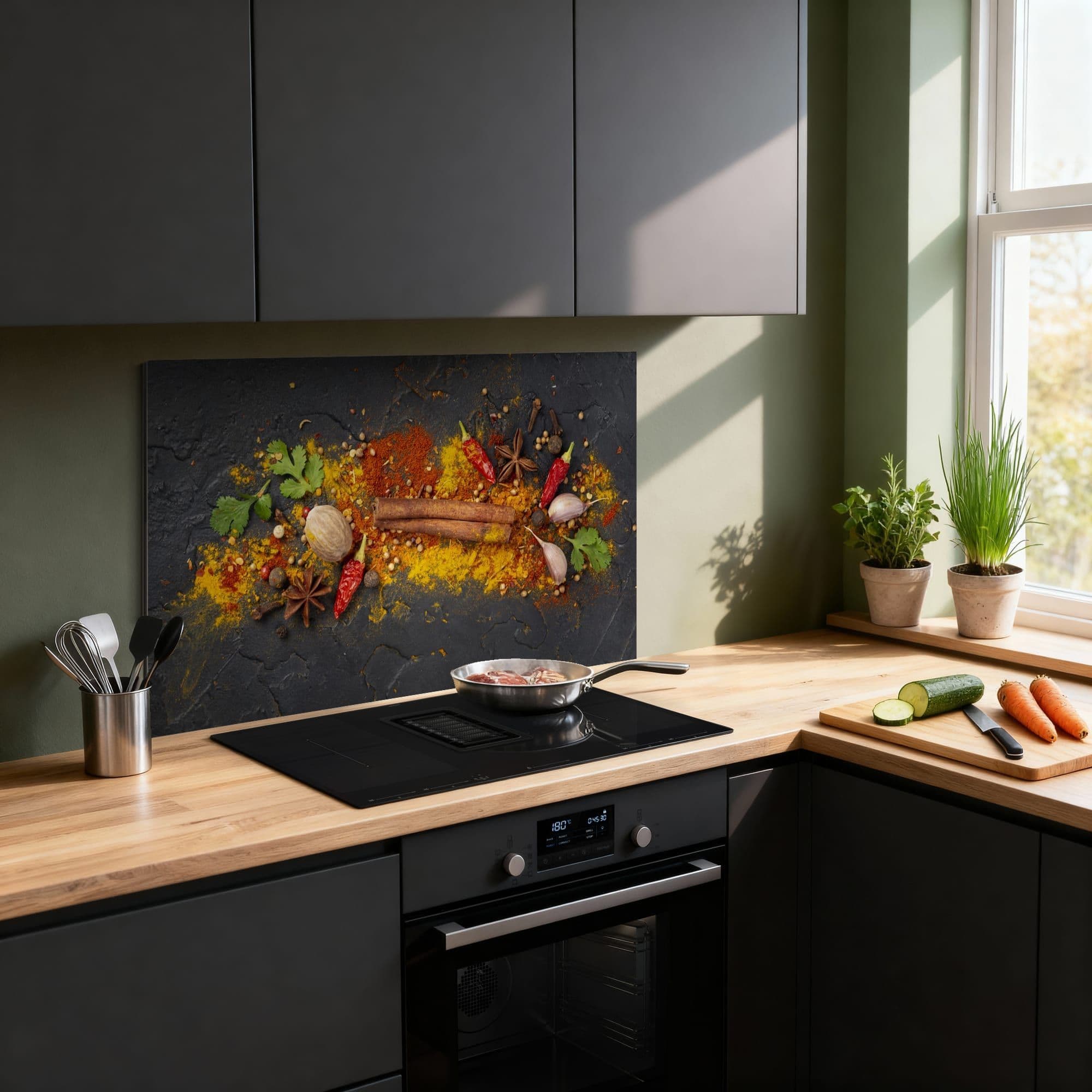 Spice Canvas Spatscherm, sfeer modern