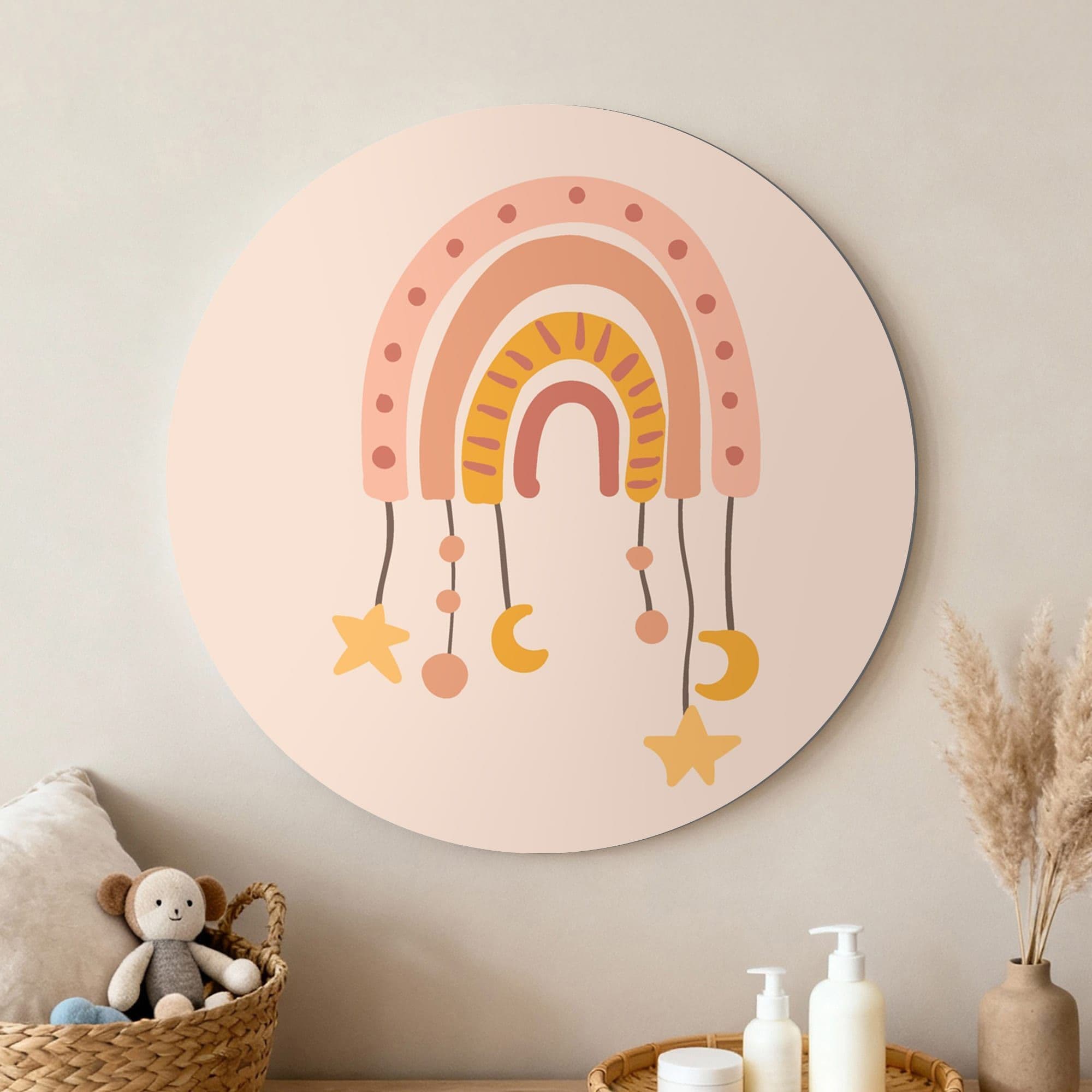 Boho Rainbow Dream Muurcirkel