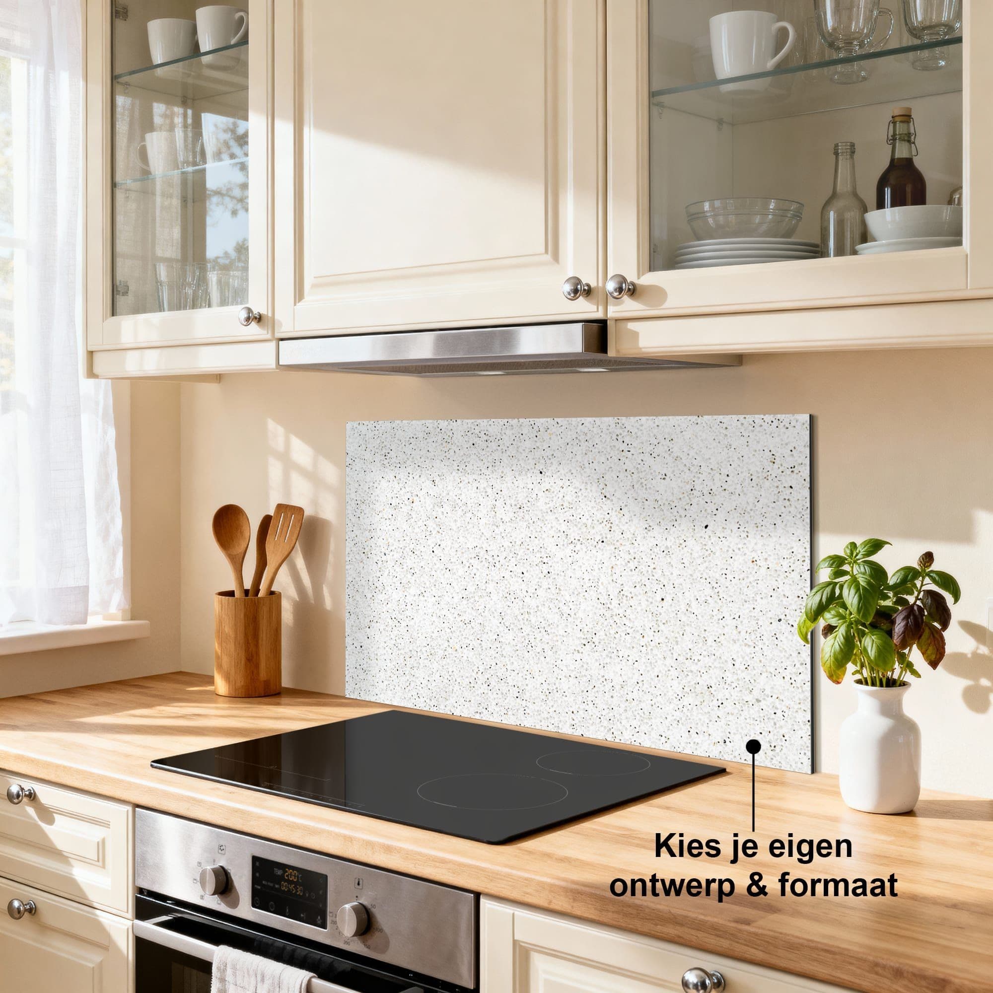 Terrazzo Spatscherm, productfoto 1