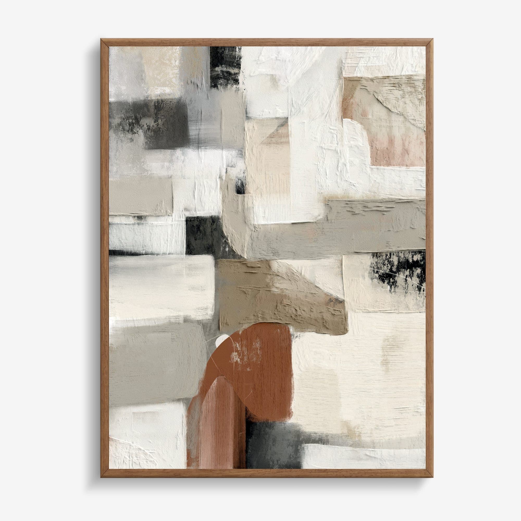 Abstract Terracotta Blocks