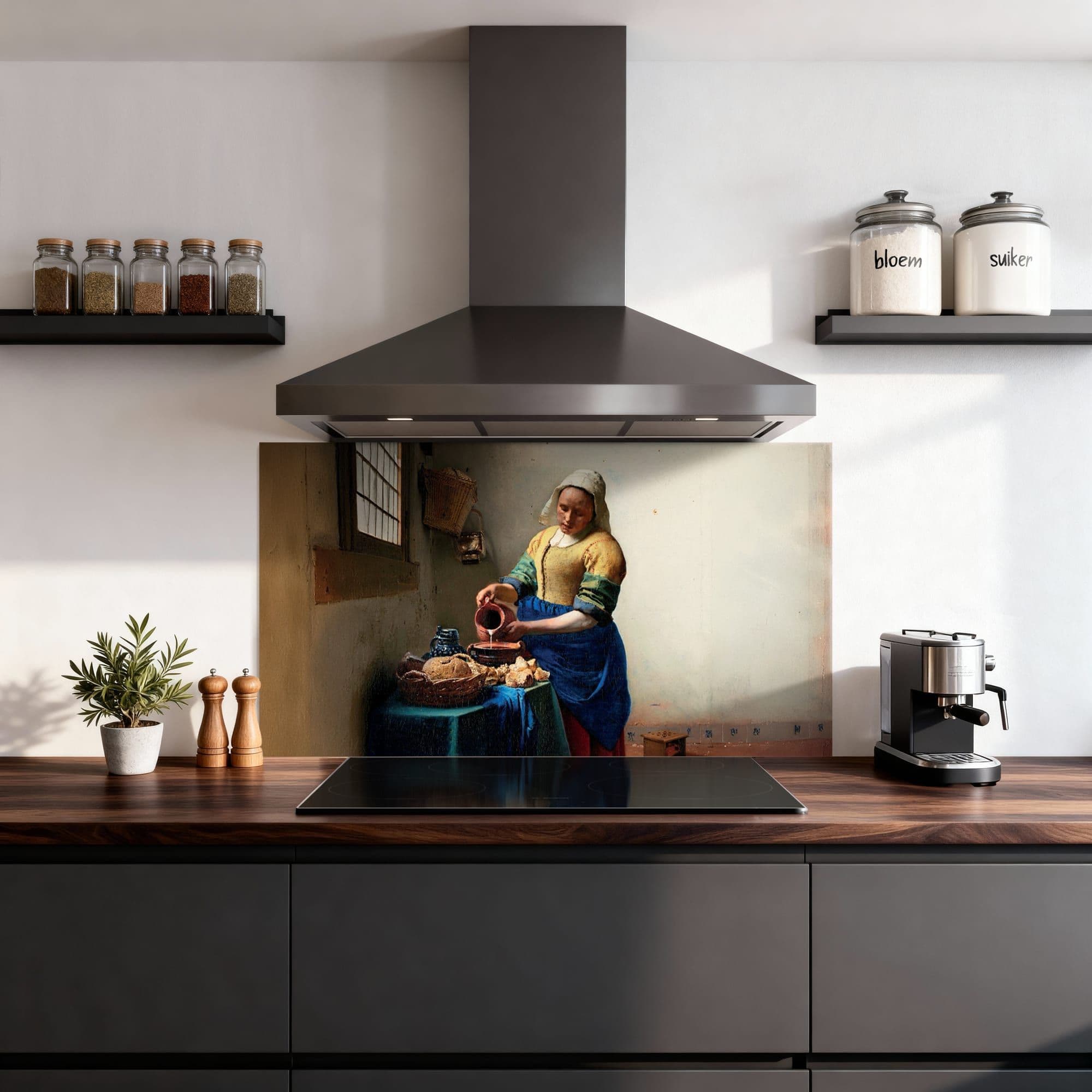 Melkmeisje Spatscherm, productfoto 1