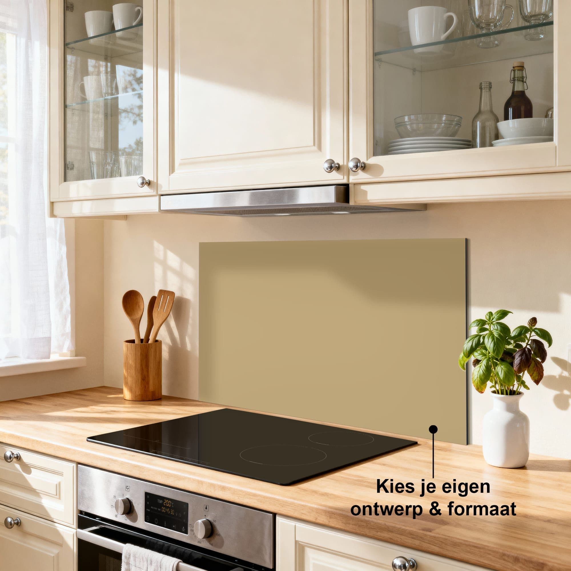 Champagne Glow Spatscherm, productfoto 1