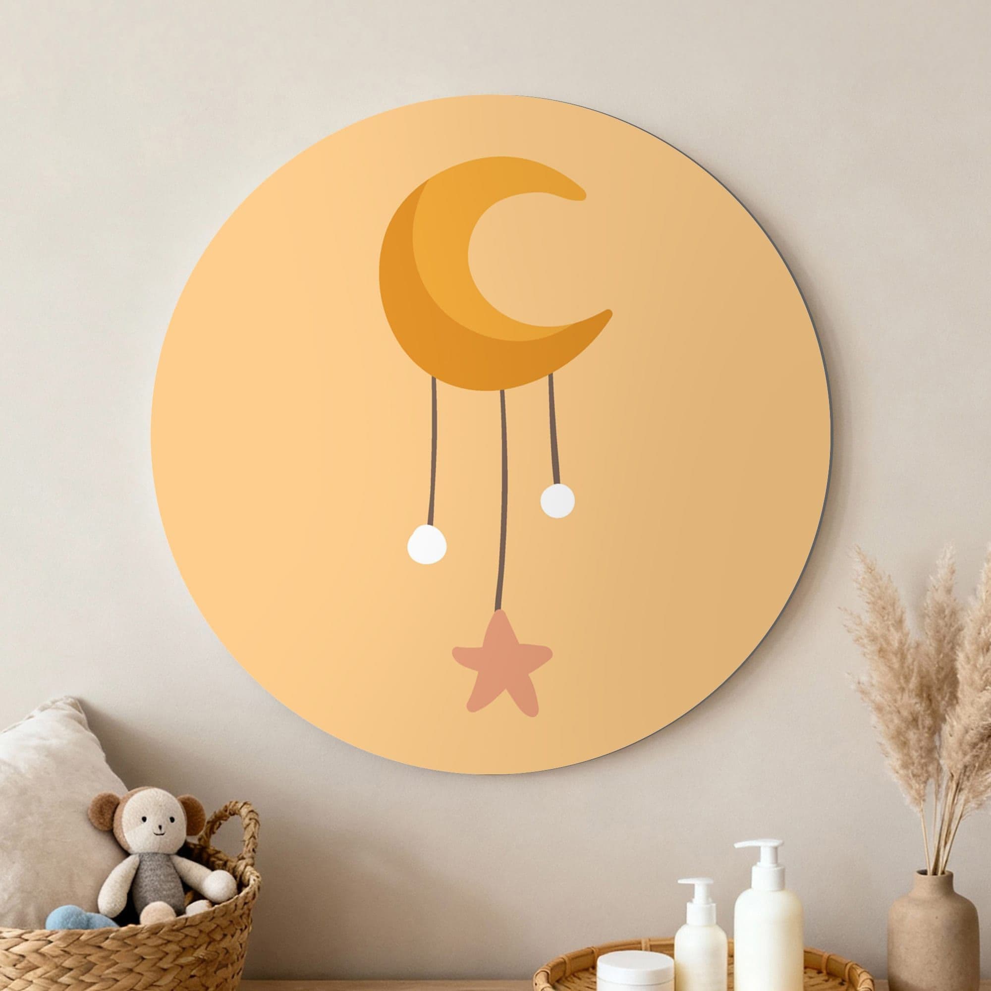 Golden Moon Dream Muurcirkel