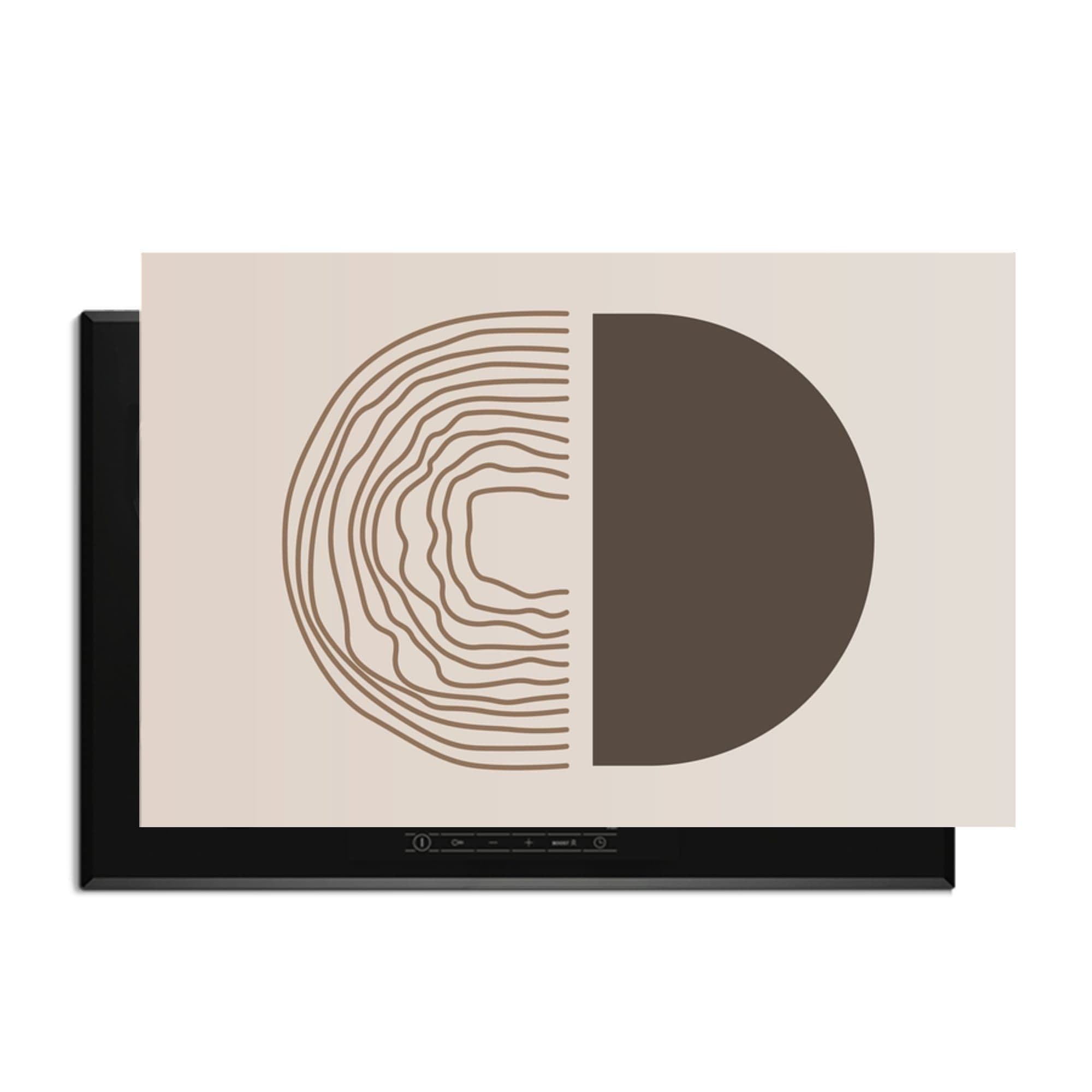 Boho Abstract Inductiebeschermer