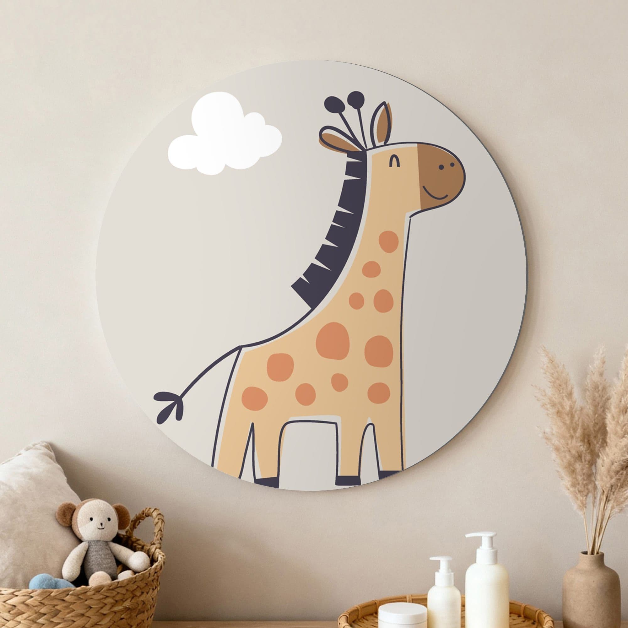 Giraffe Vriendje Muurcirkel