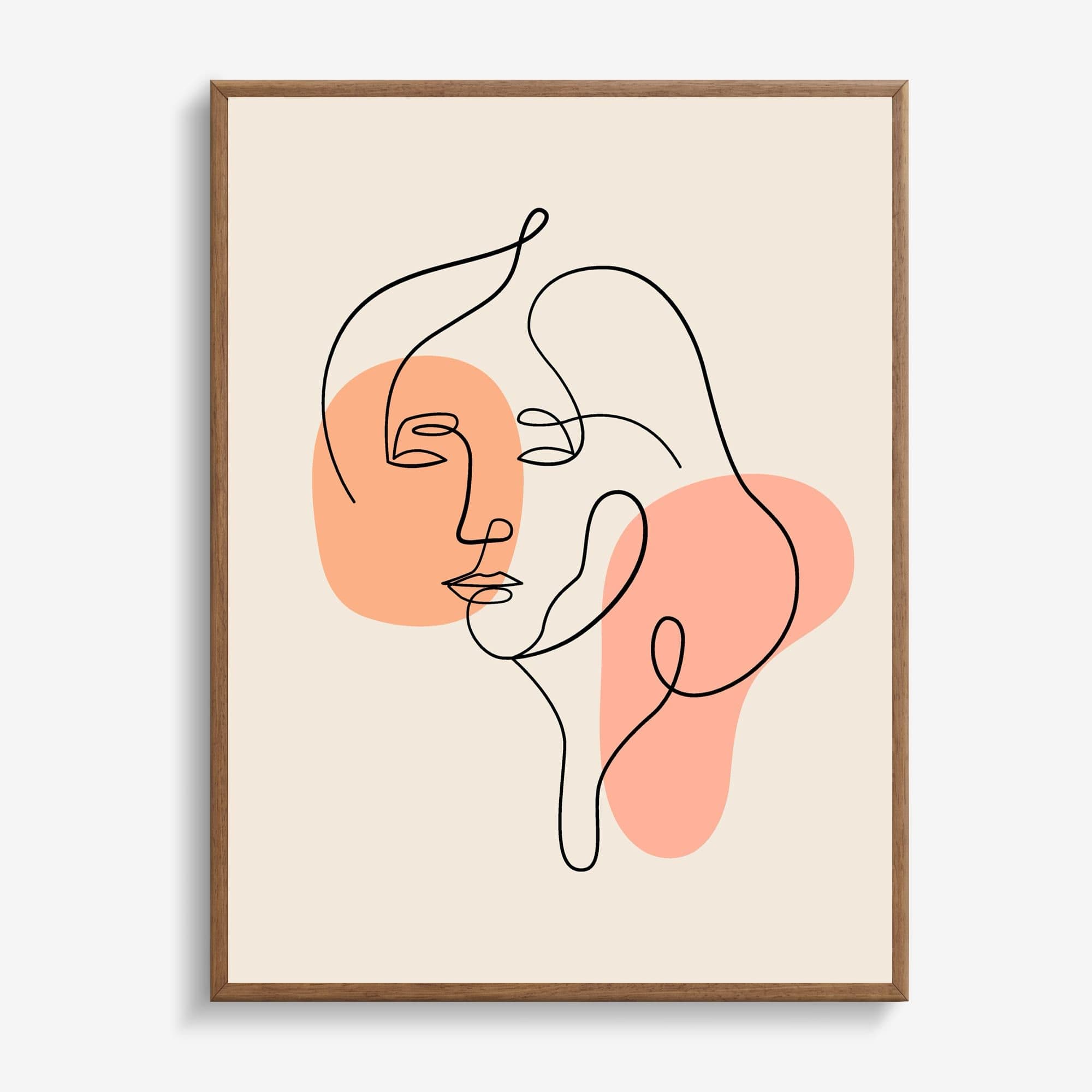 Abstract Line Face