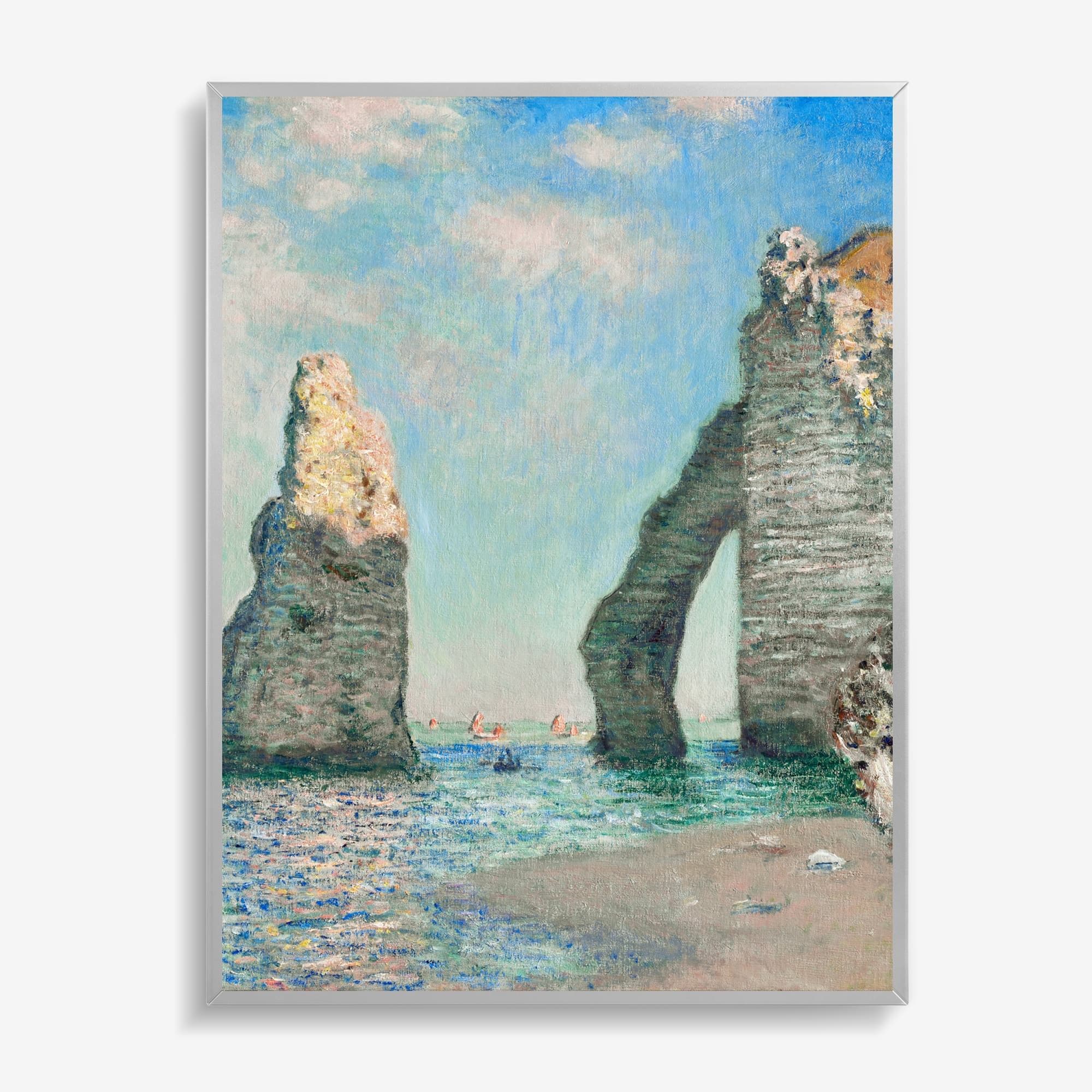De kliffen bij Étretat - Claude Monet