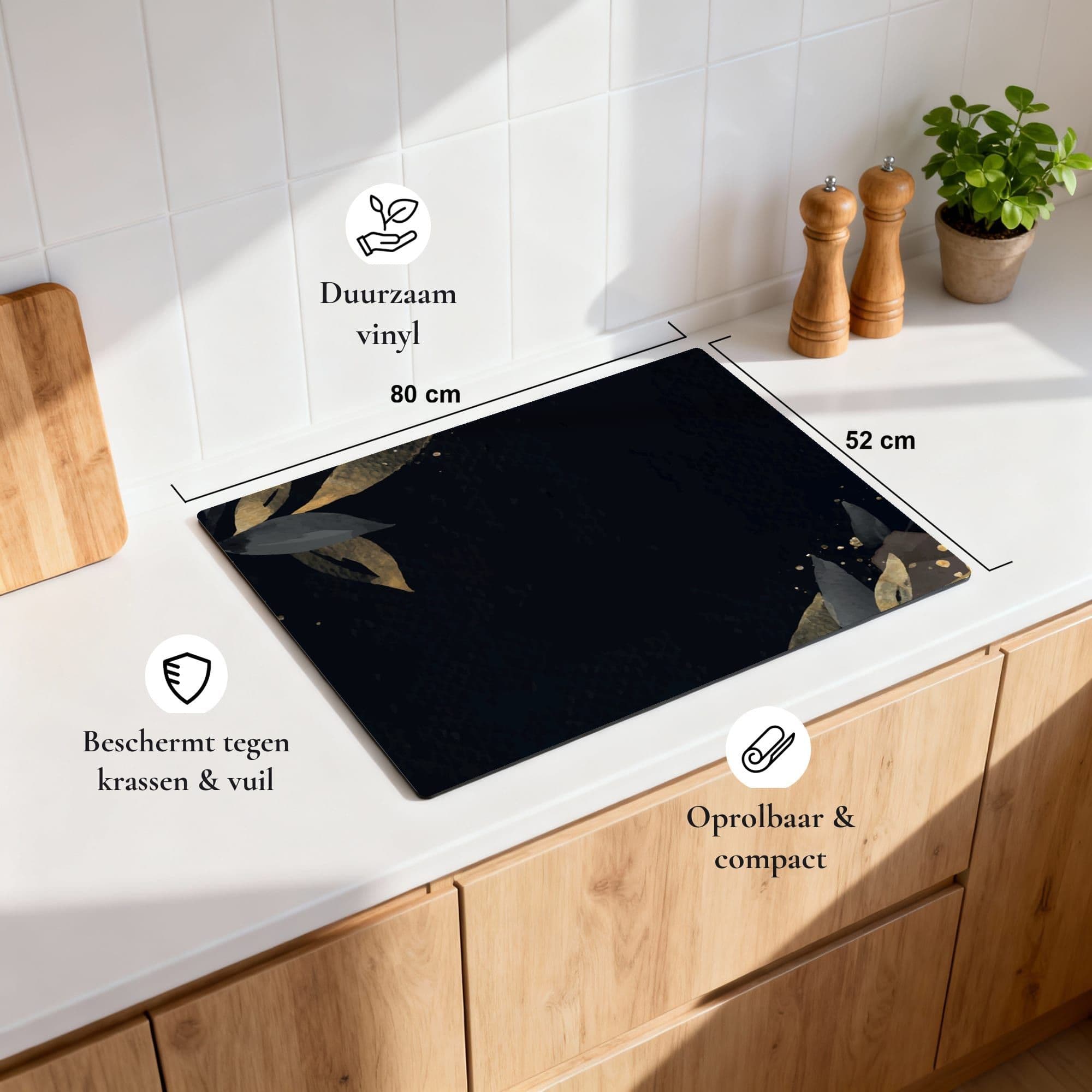 Black Olive Inductiebeschermer, productfoto 1