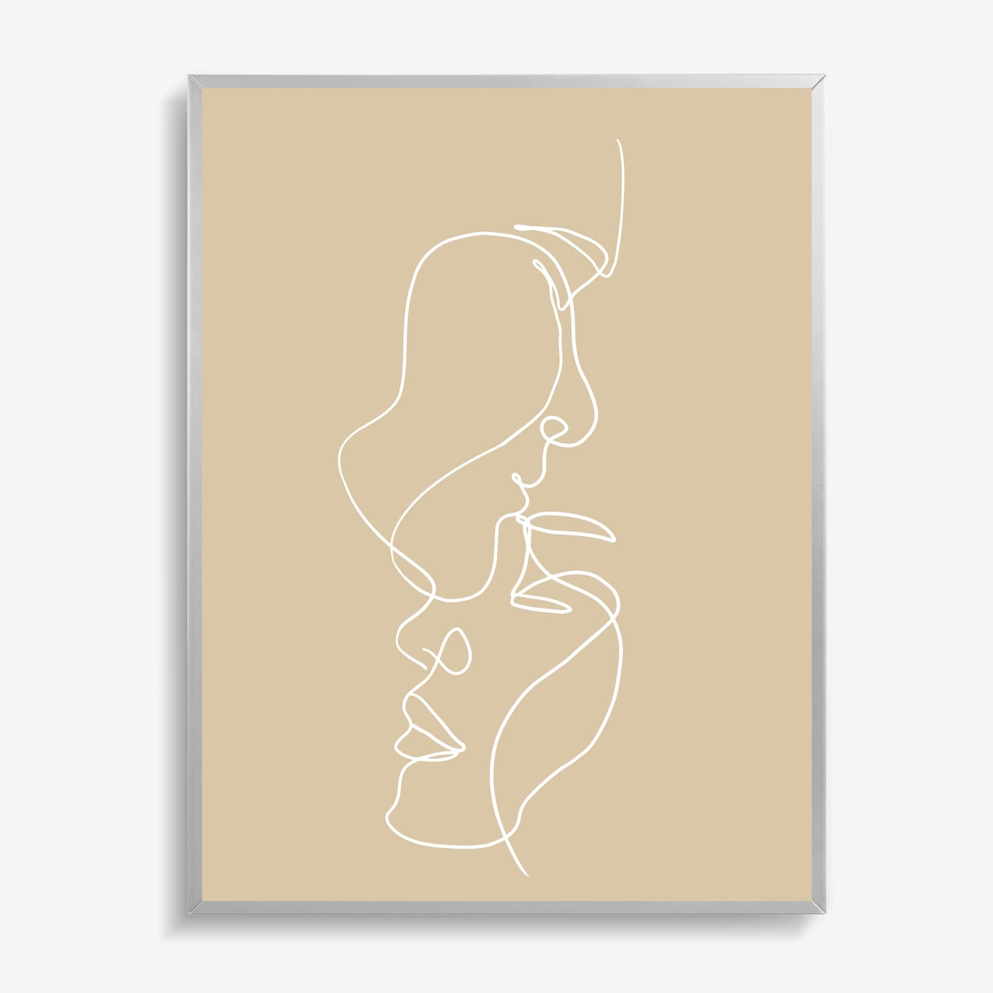 Line Art Silhouet
