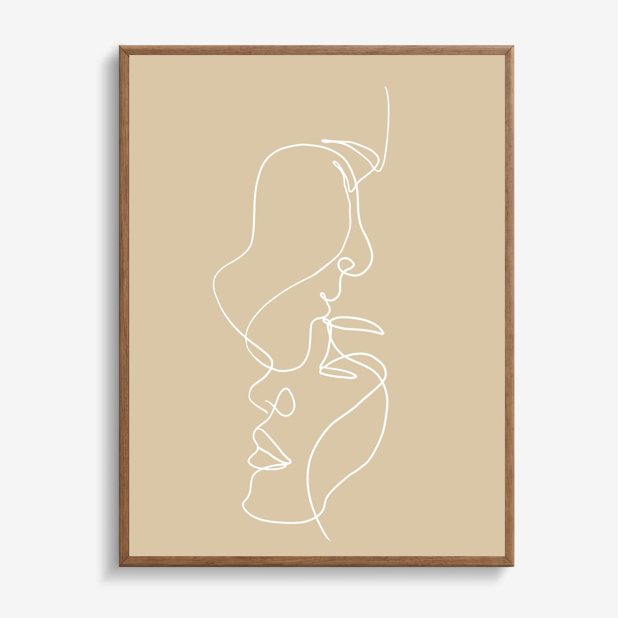 Line Art Silhouet
