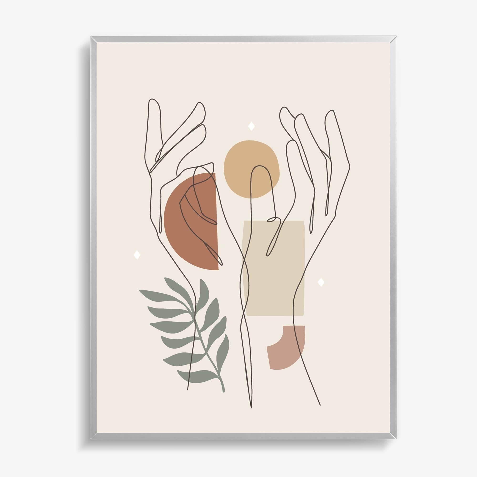 Abstract Line Hands