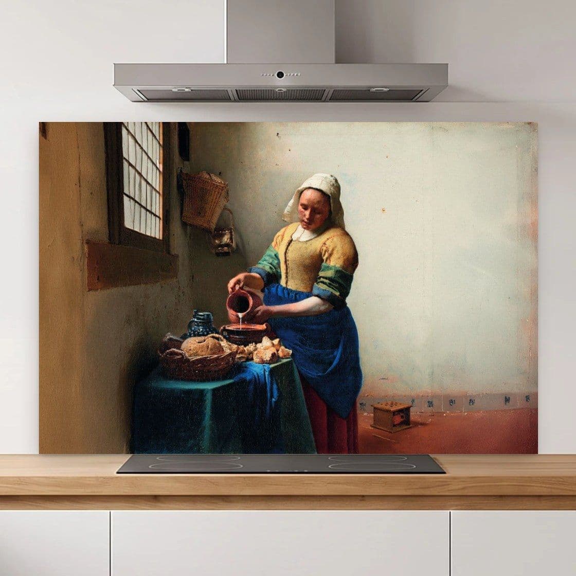 Melkmeisje Spatscherm