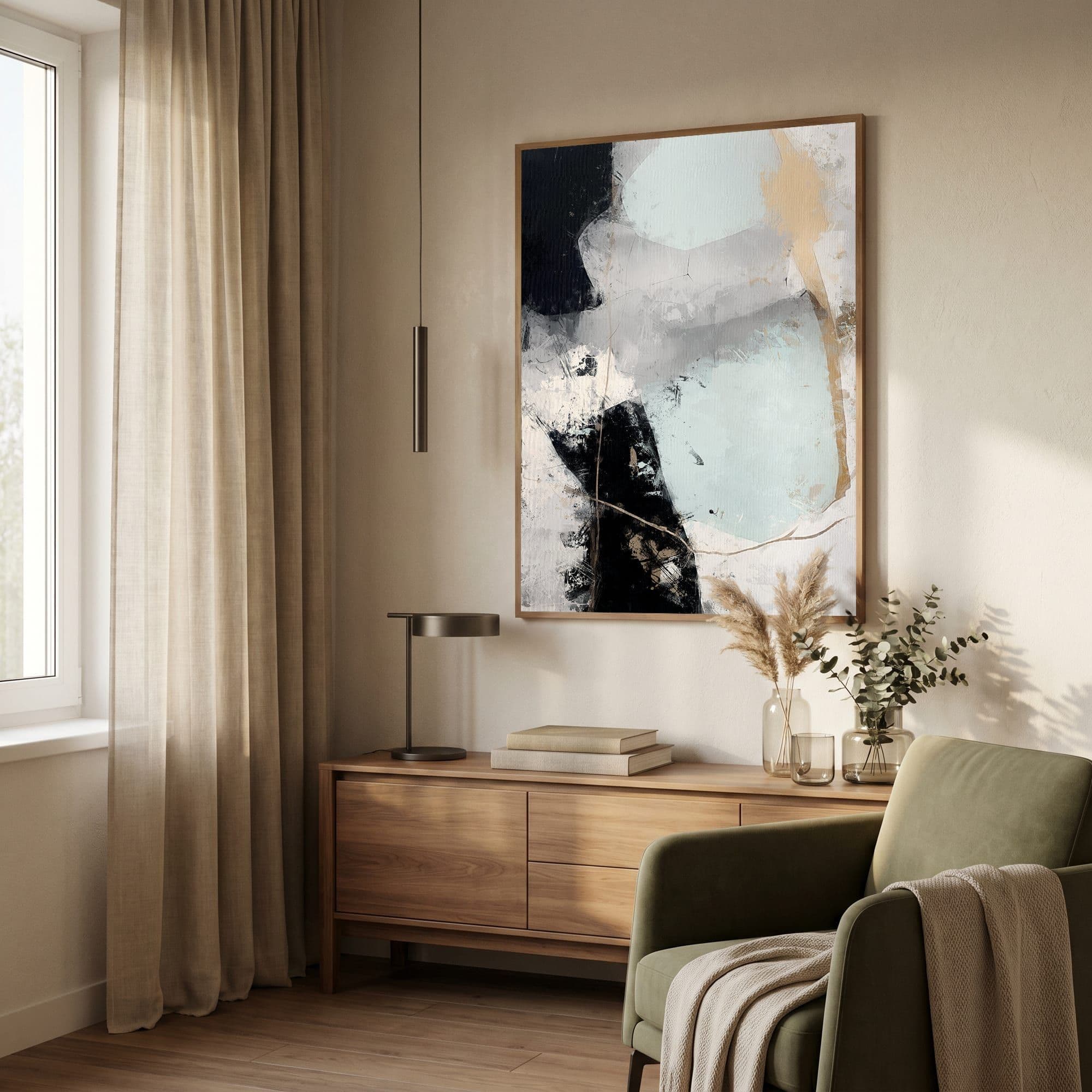Abstract Zwart Goud