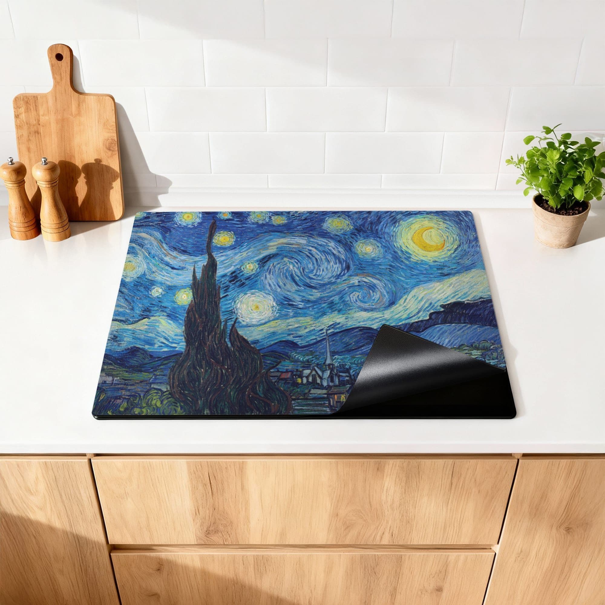 Sterrennacht Inductiebeschermer, productfoto 1
