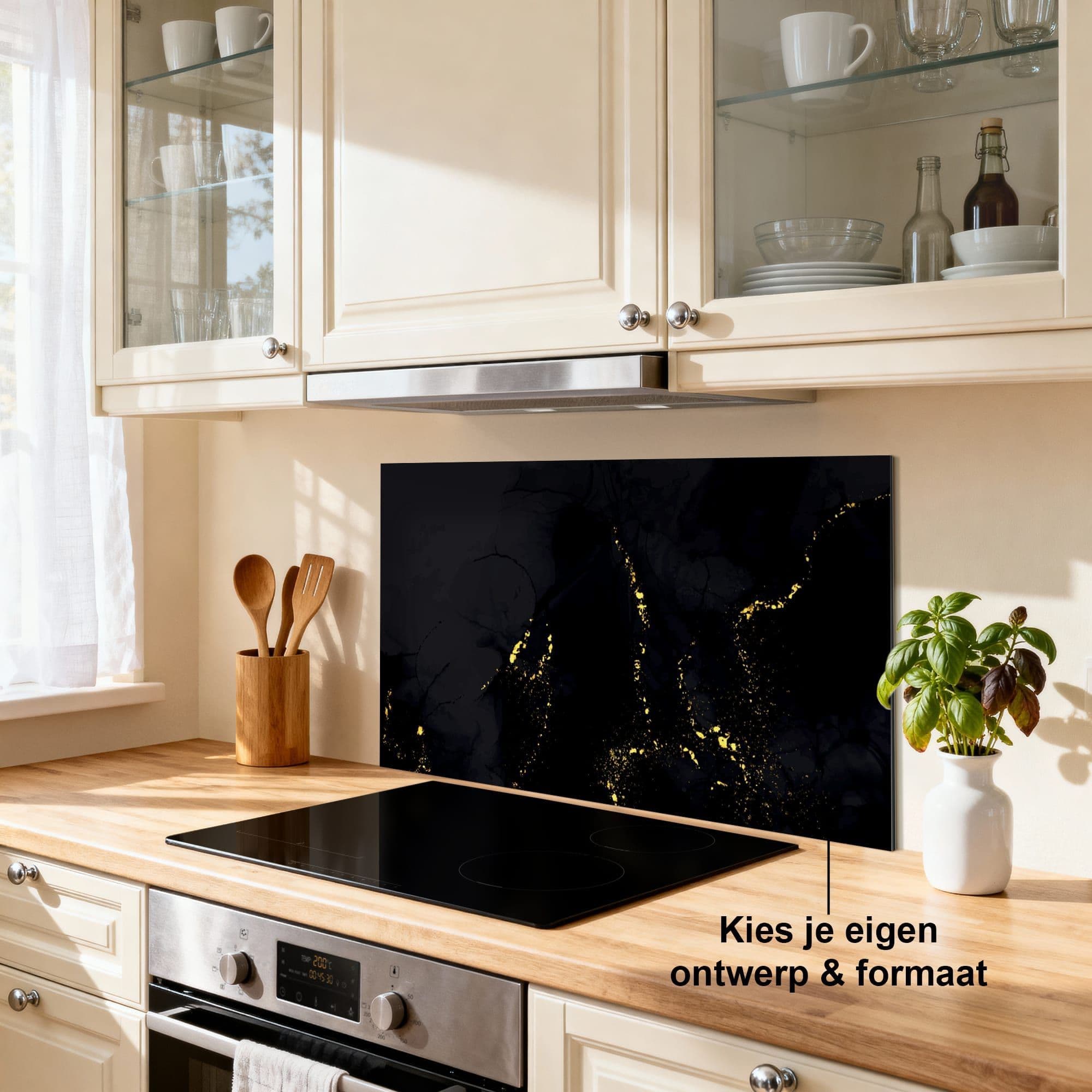 Gilded Marble Spatscherm, productfoto 1