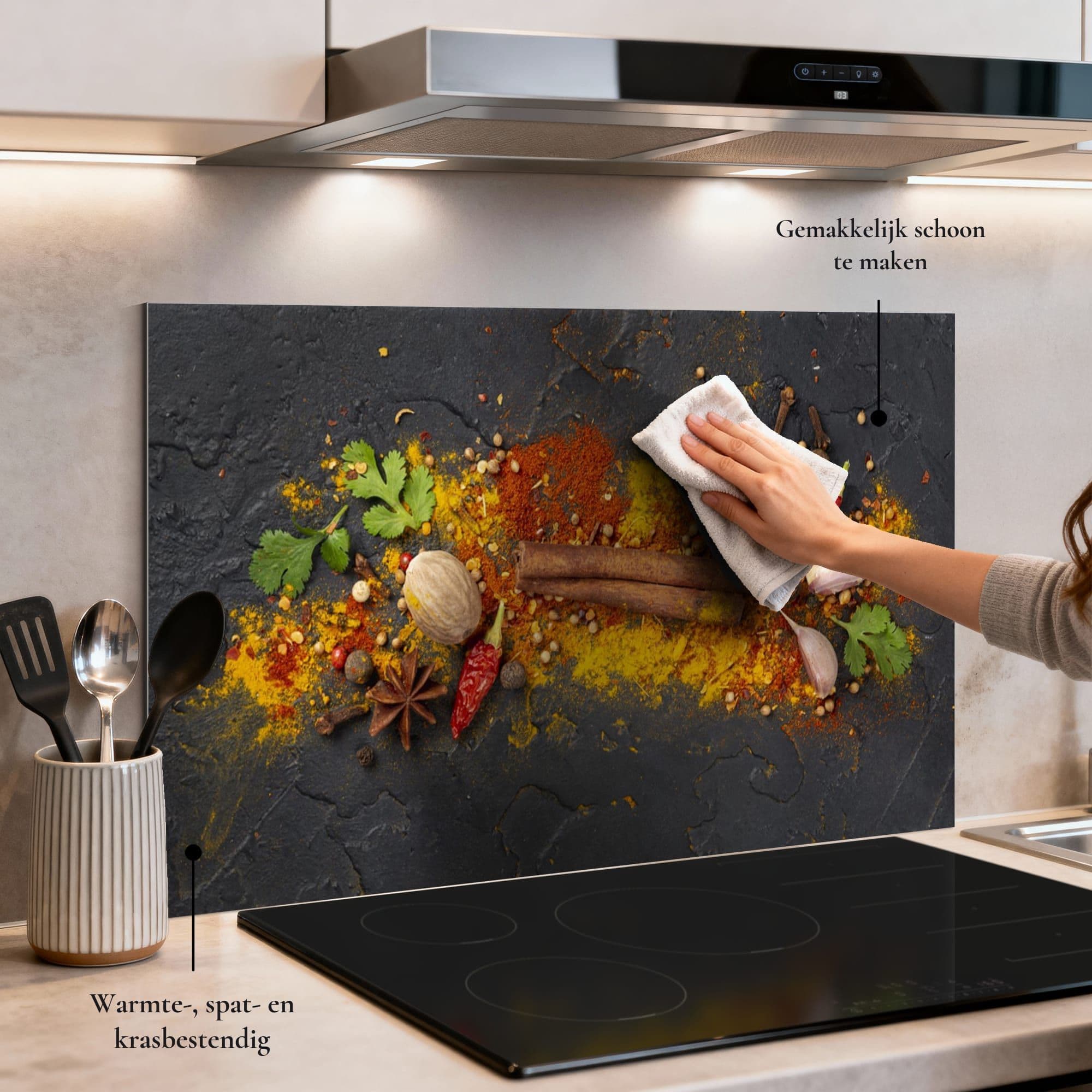Spice Canvas Spatscherm, productfoto 1