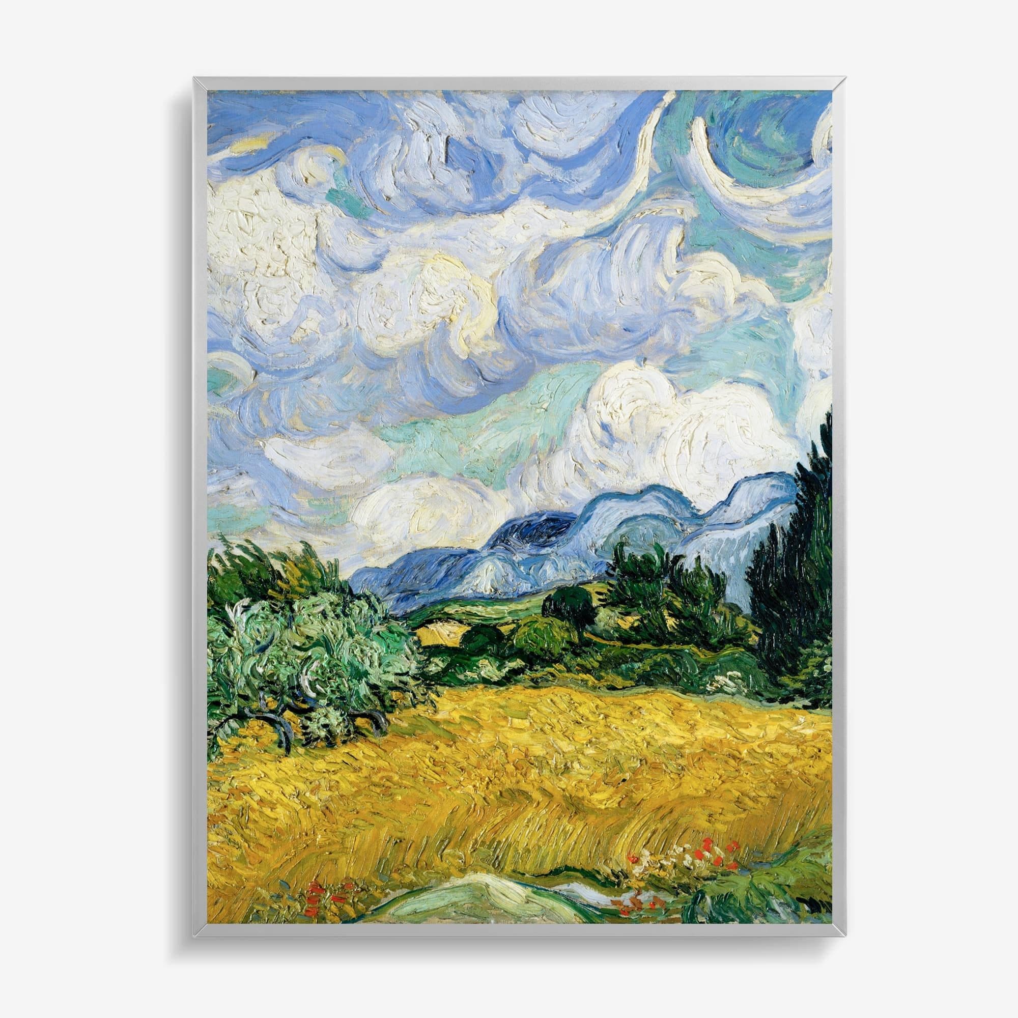 Korenveld met cipressen - Vincent van Gogh