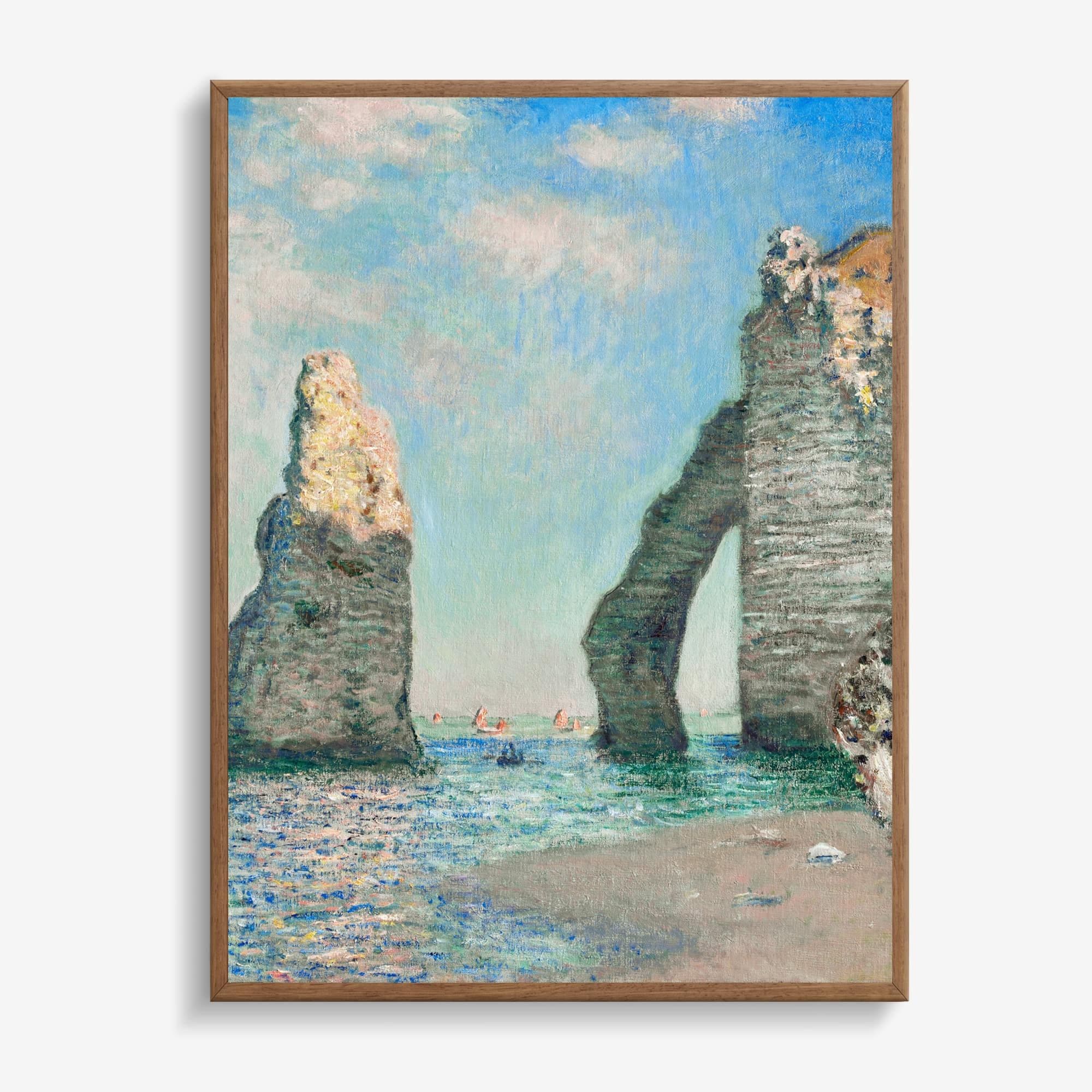 De kliffen bij Étretat - Claude Monet
