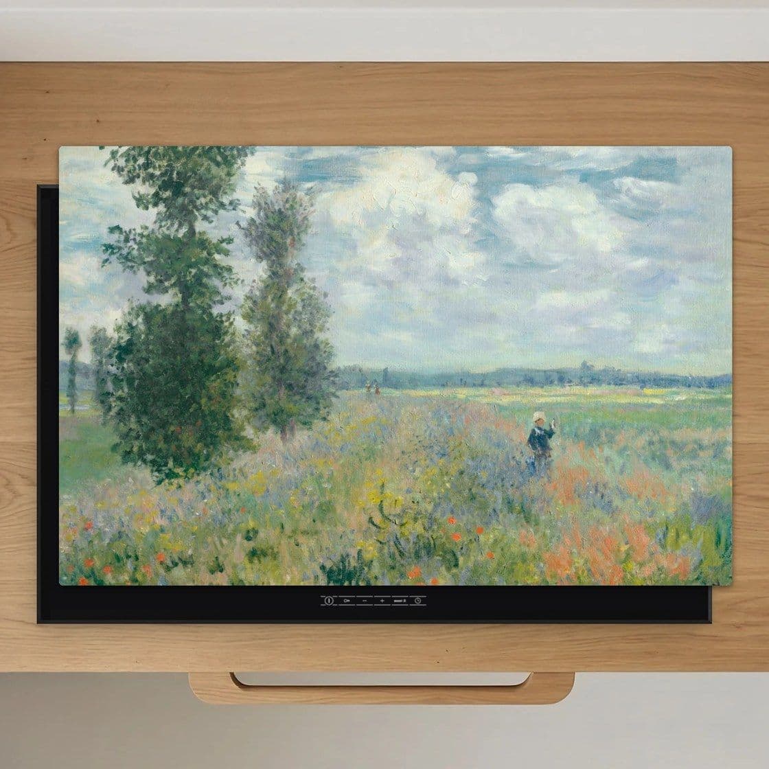 Poppy Field Impressionist Inductiebeschermer