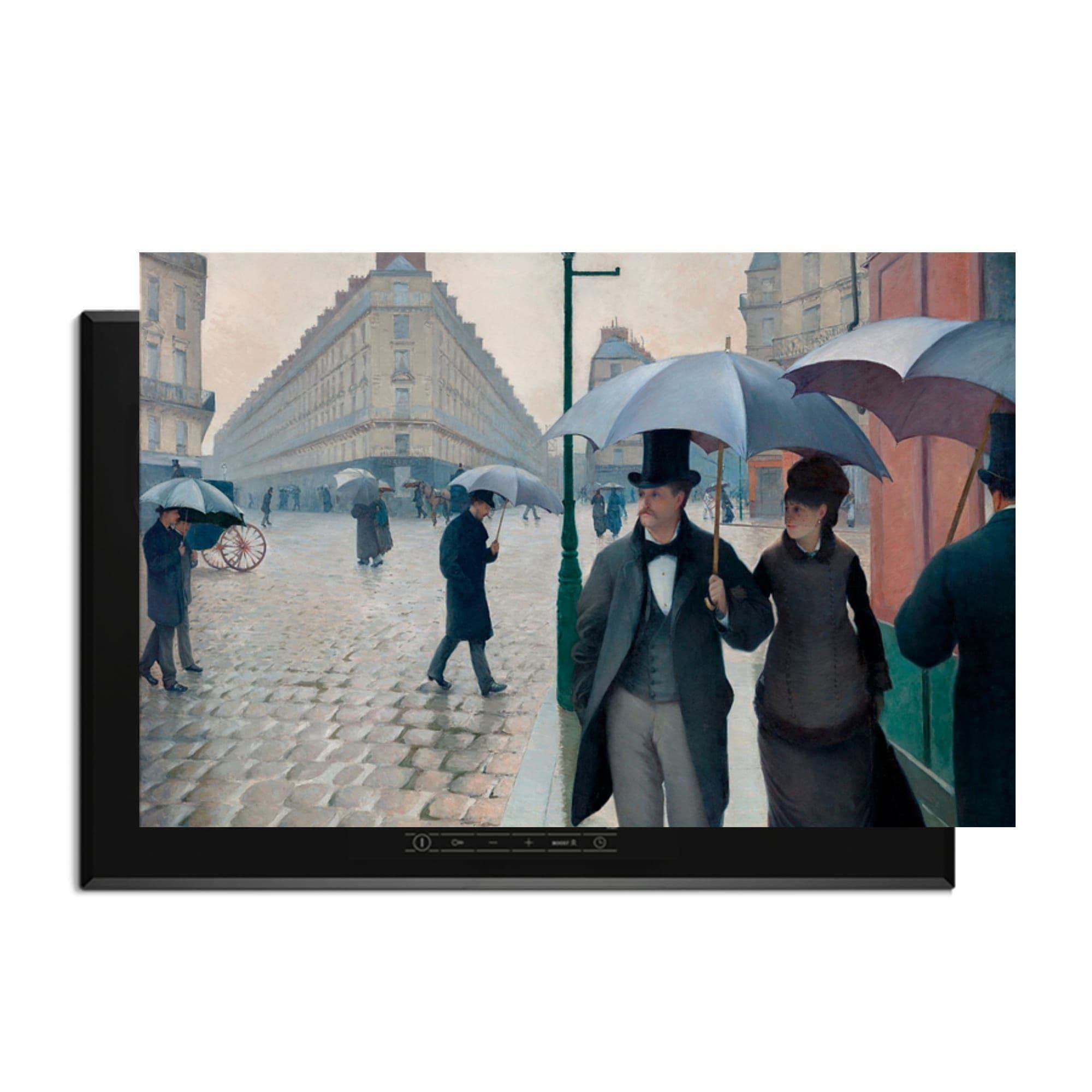 Parijs Regen Straat Inductiebeschermer