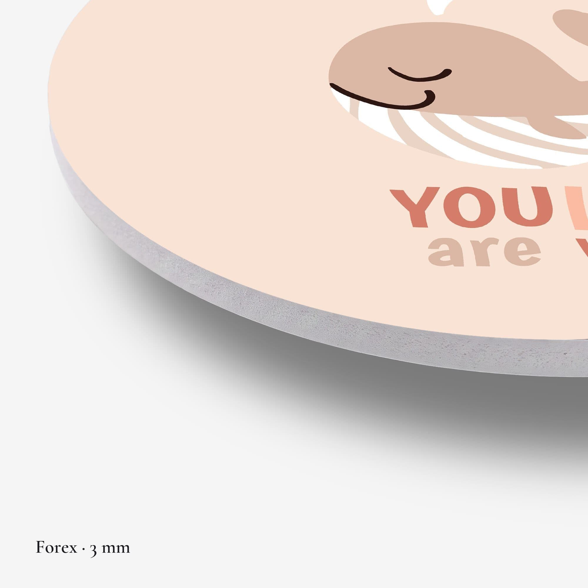 Slapende Walvis Muurcirkel, detail rand forex