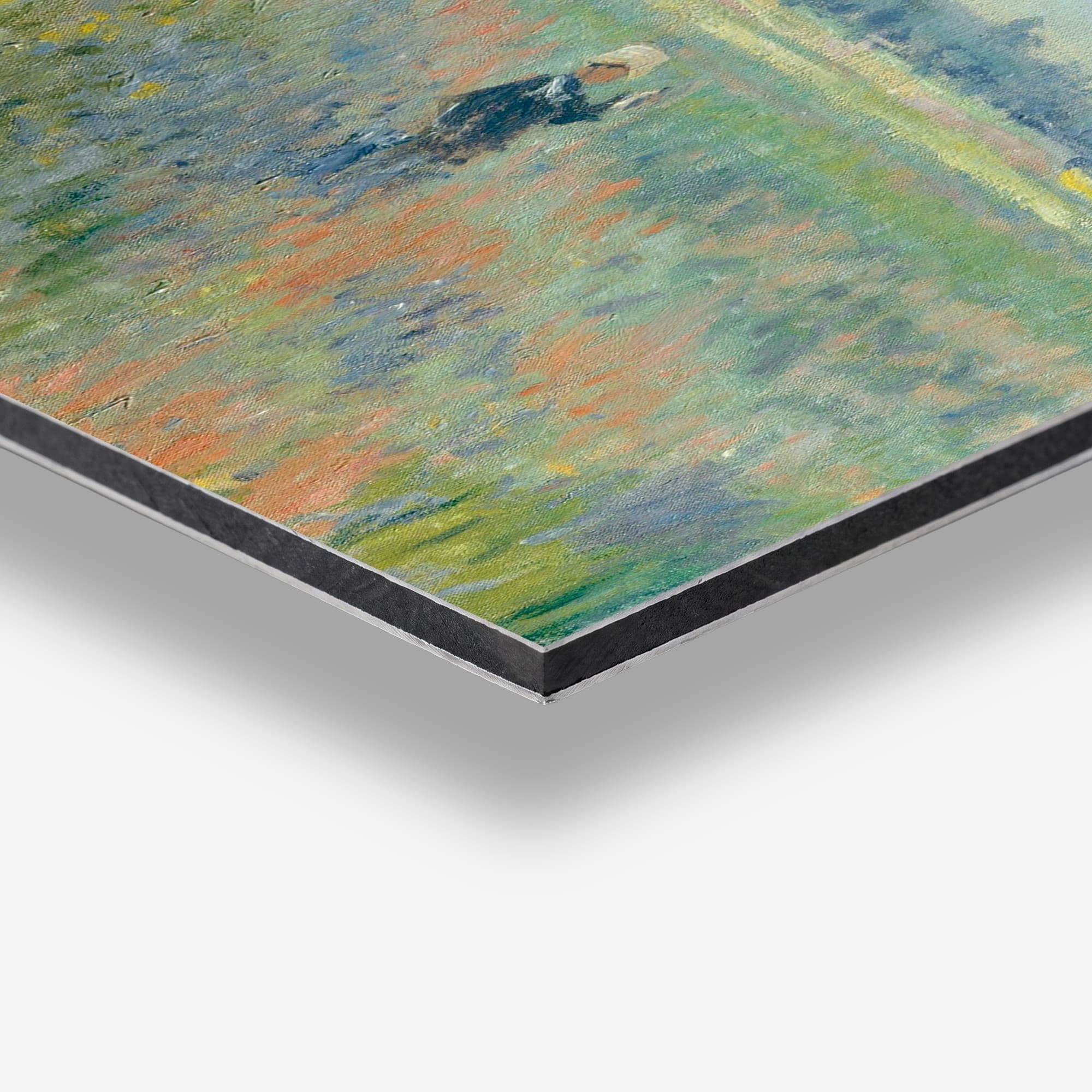 Poppy Field Impressionist Spatscherm, detail rand
