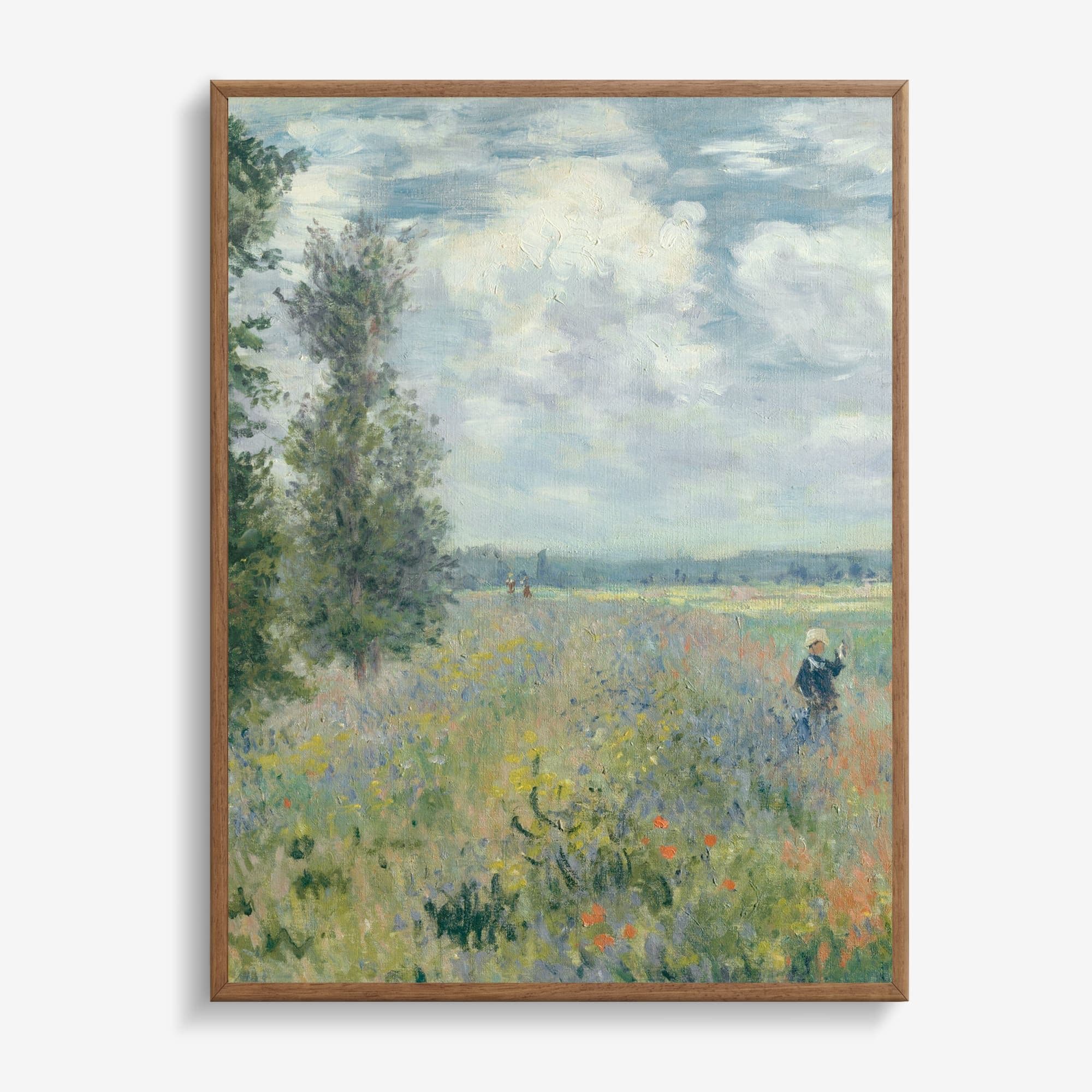 Klaprozenveld bij Argenteuil - Claude Monet