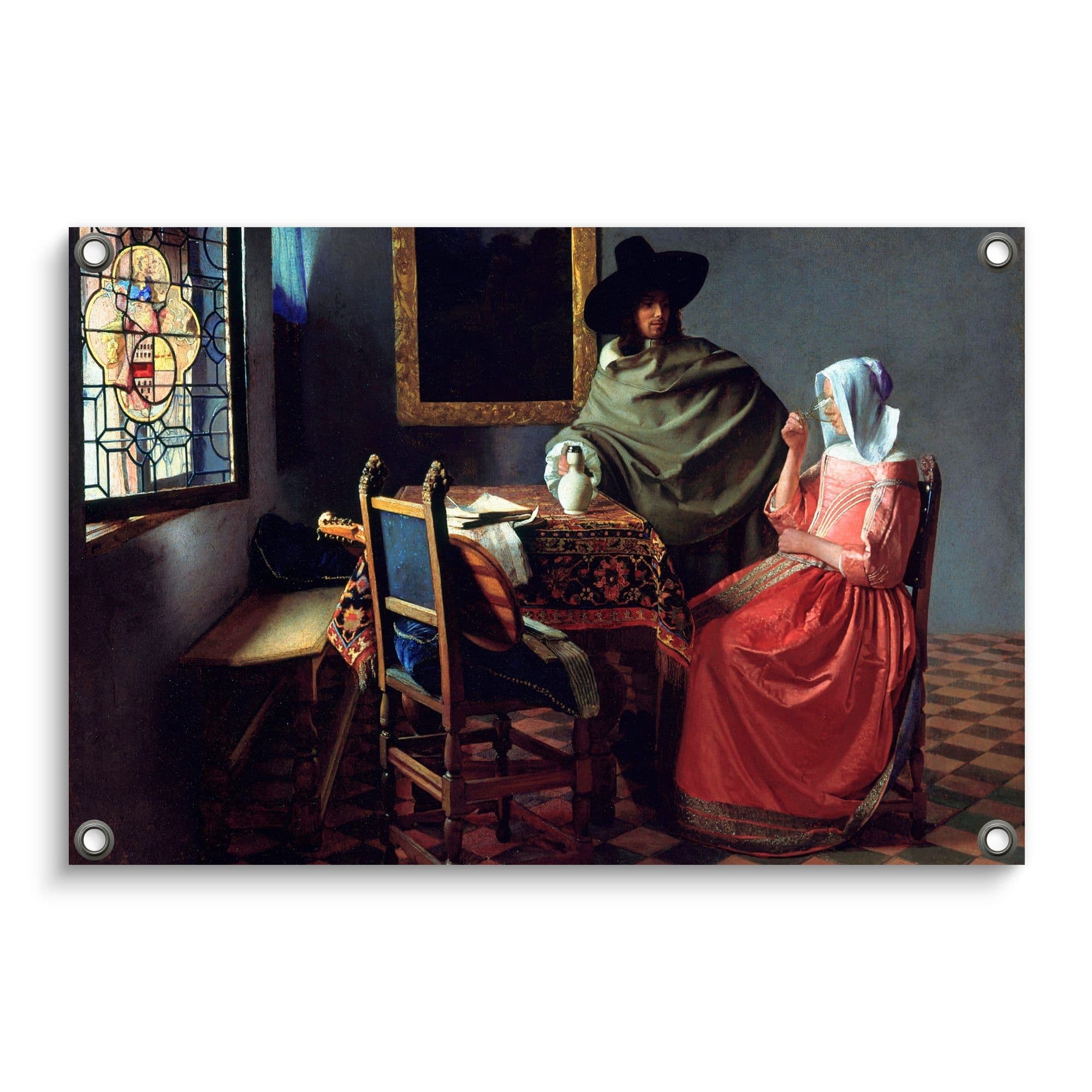 Het glas wijn - Johannes Vermeer