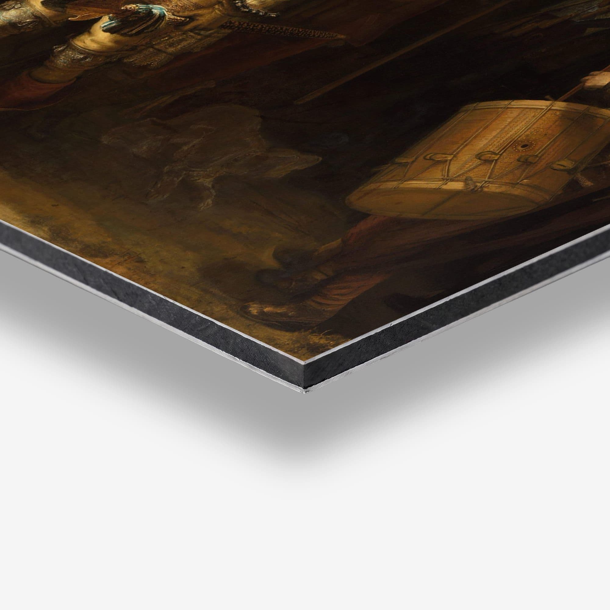 Nachtwacht Spatscherm, detail rand