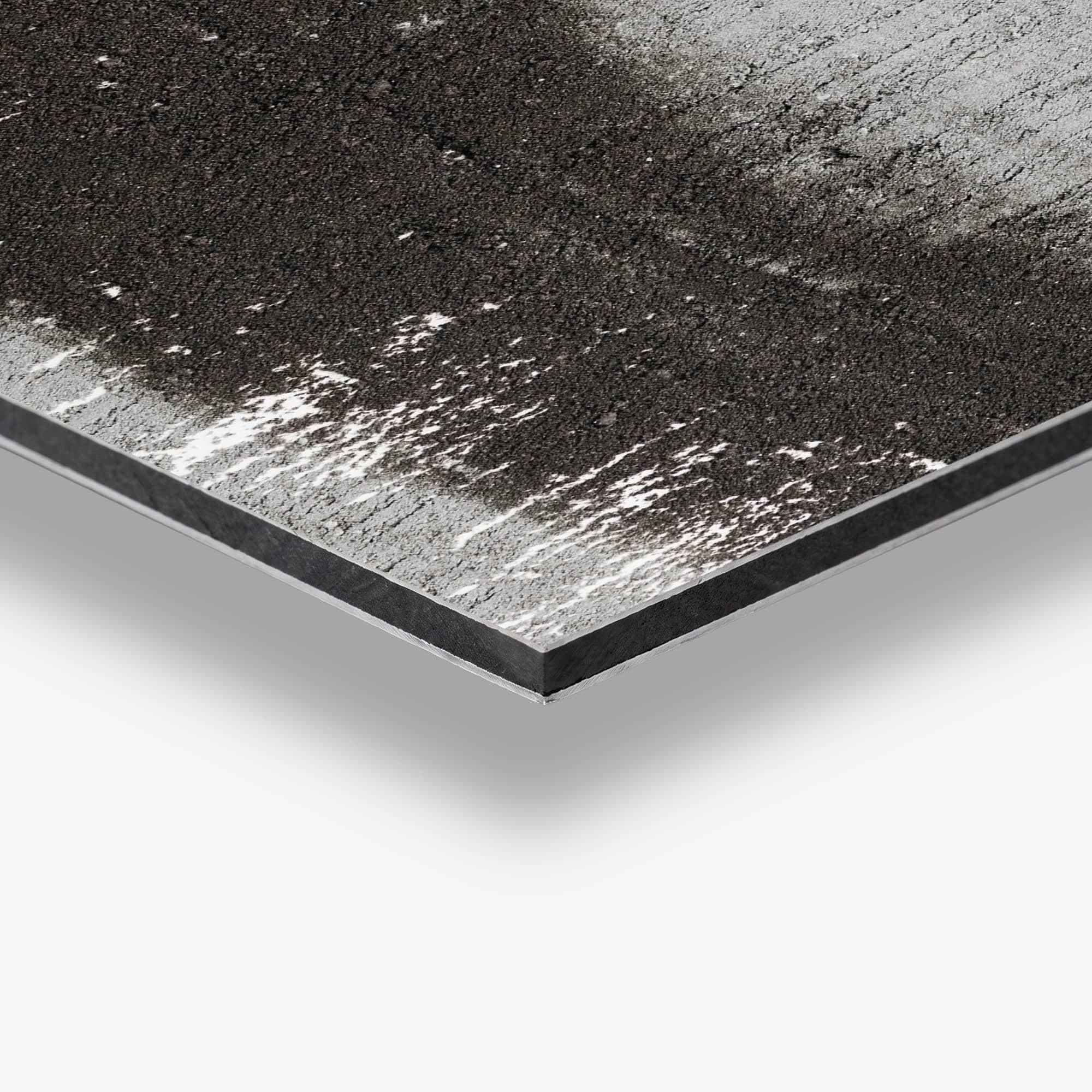 Concrete Horizon Spatscherm, detail rand