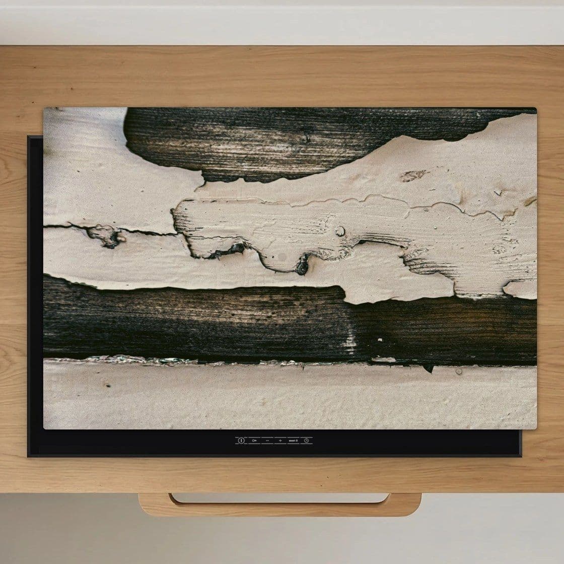 Weathered Wood Charcoal Inductiebeschermer