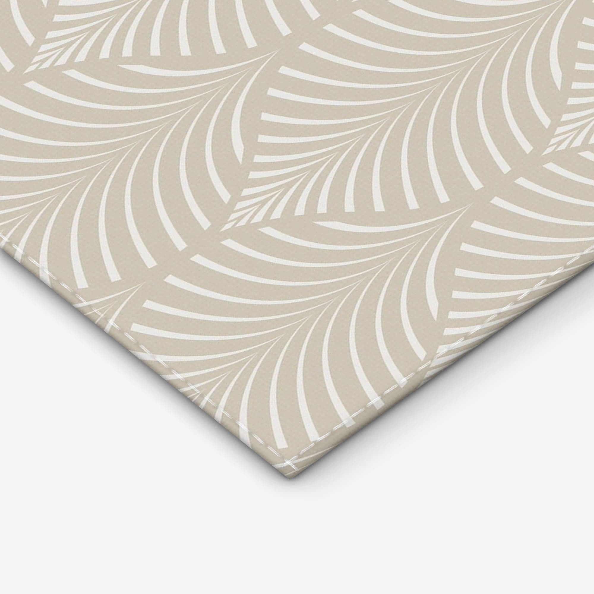 Deco Palm Beige Buitenkleed, detail hoek
