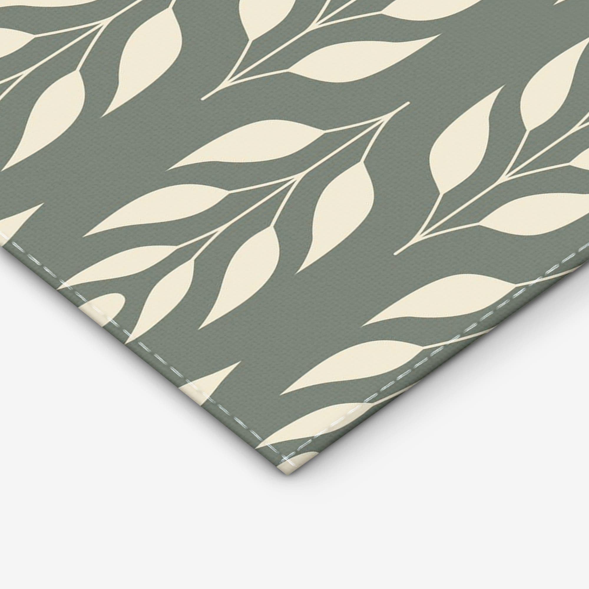 Botanic Leaf Sage Buitenkleed, detail hoek