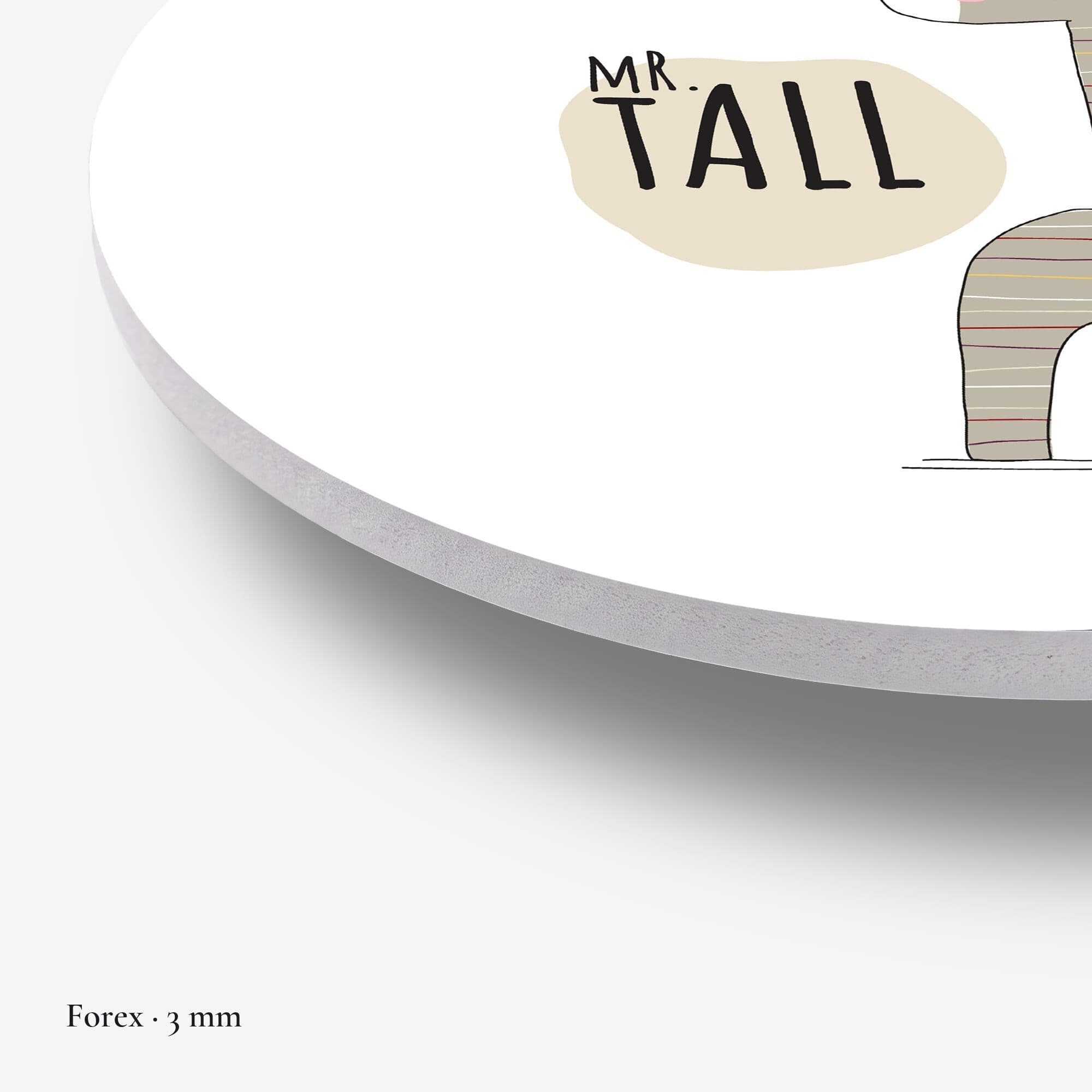 Giraffe Mr. Tall Muurcirkel, detail rand forex