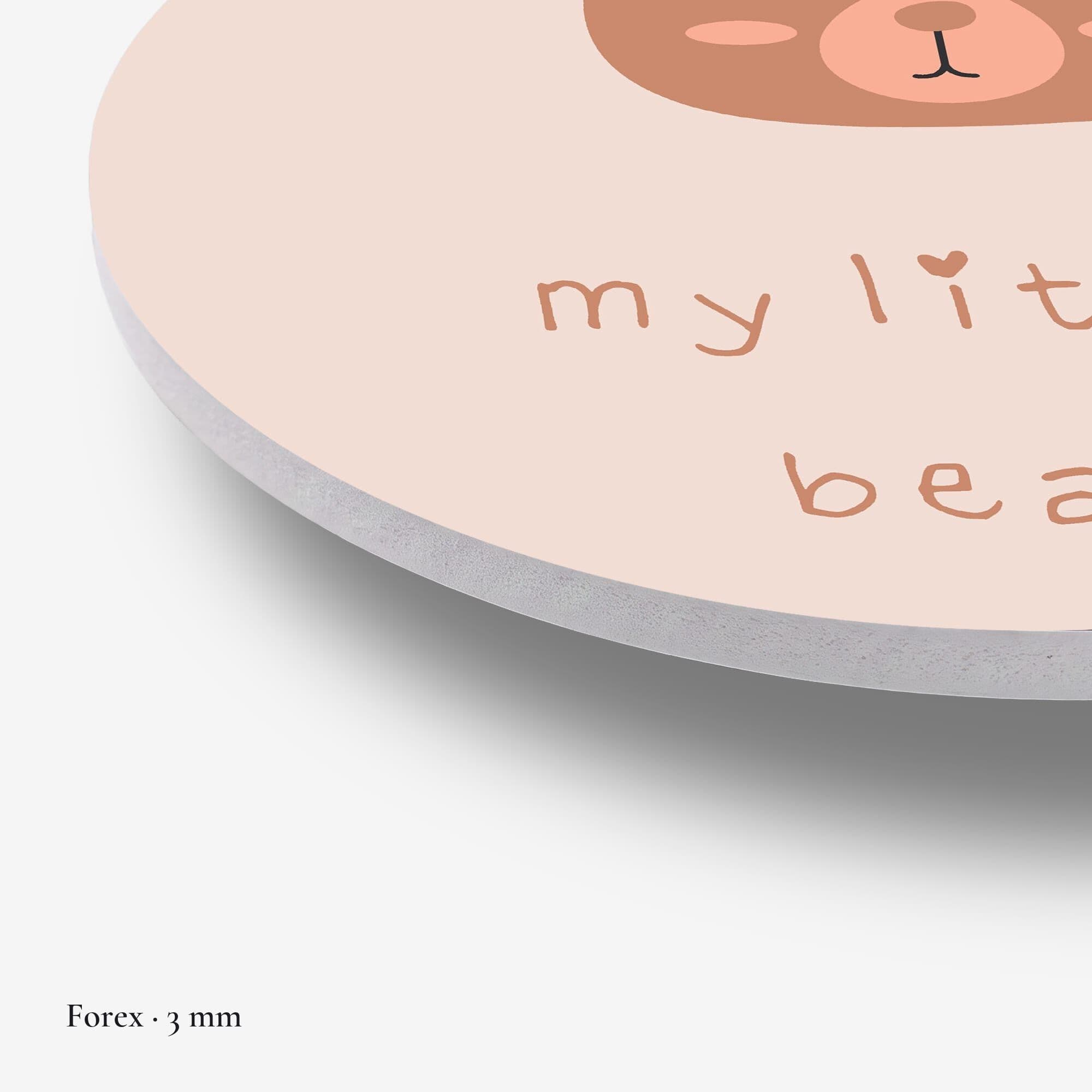 Little Bear Muurcirkel, detail rand forex