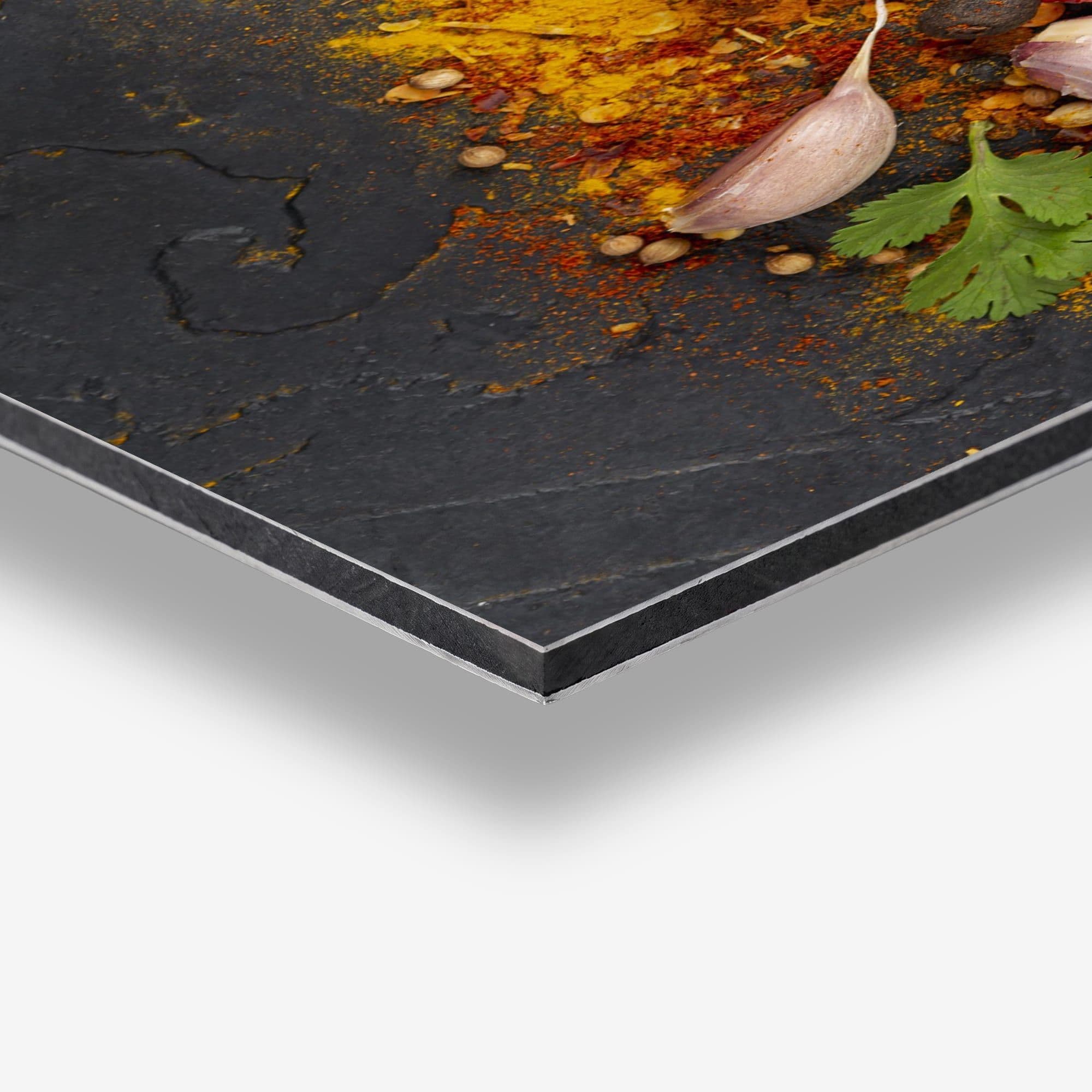 Spice Canvas Spatscherm, detail rand